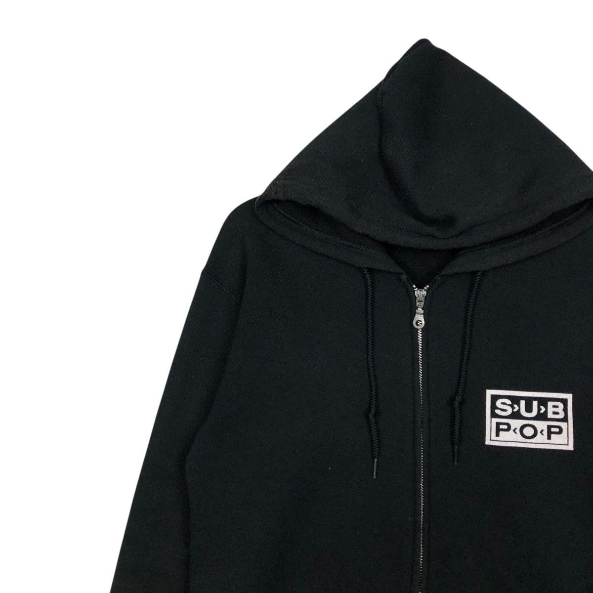 Band Tees 🔥VINTAGE ZIPPER HOODIE SUB POP BIG LOGO SPELL OUT Size US S / EU 44-46 / 1 - 9 Thumbnail