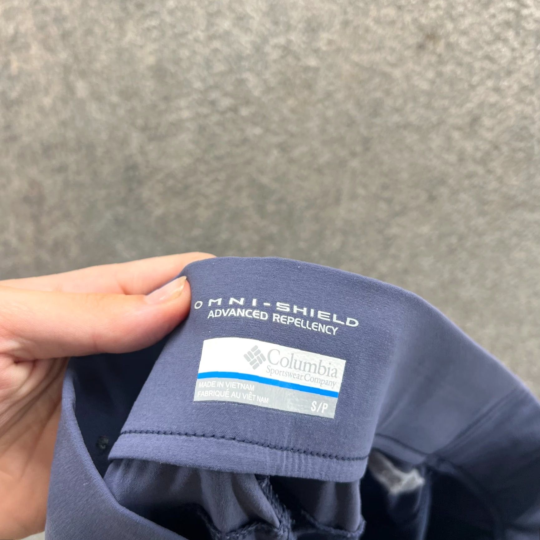 Vintage Columbia Capri Pants Women Small Blue Omni-Shield Stretch Casual Water Repellent Size 28" / US 6 / IT 42 - 3 Thumbnail