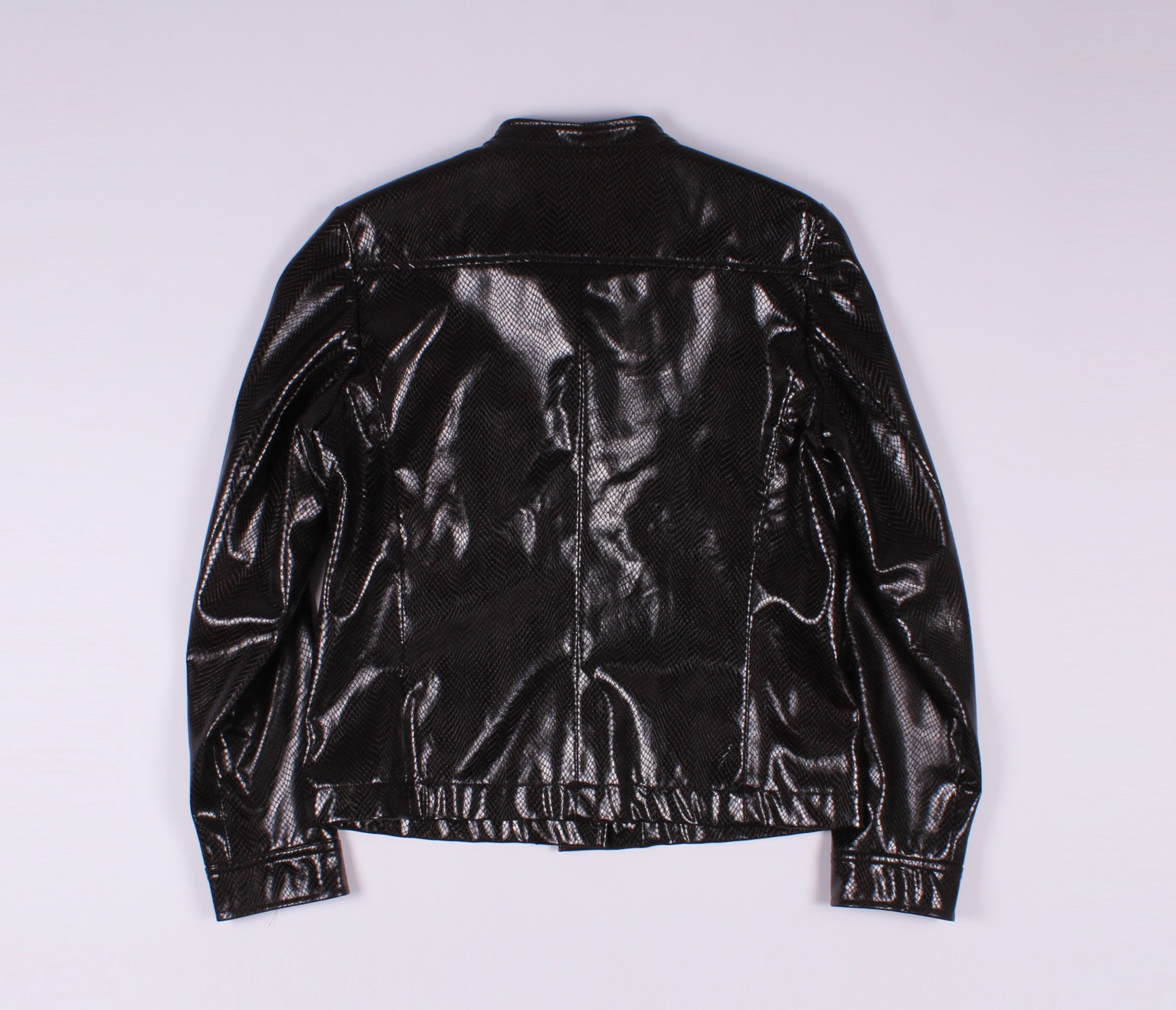 Other Vintage Saiden Sticker Y2K Snakeskin Imitation Jacket Size M / US 6-8 / IT 42-44 - 8 Thumbnail