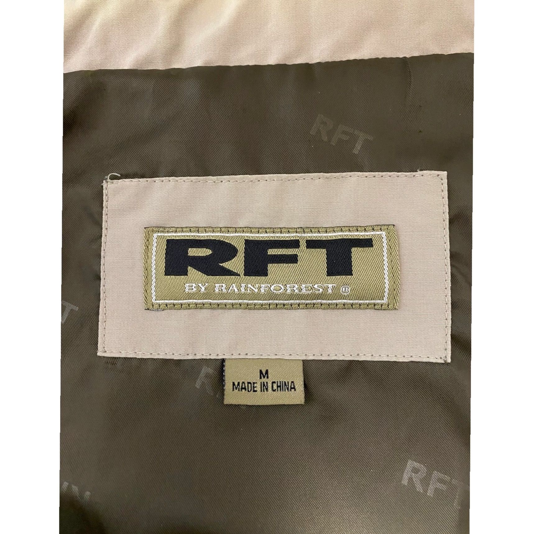 Vintage RFT by Rainforest Mens Jacket Full Zip Button Up Beige Khaki Coat Medium Coat Size US M / EU 48-50 / 2 - 7 Thumbnail