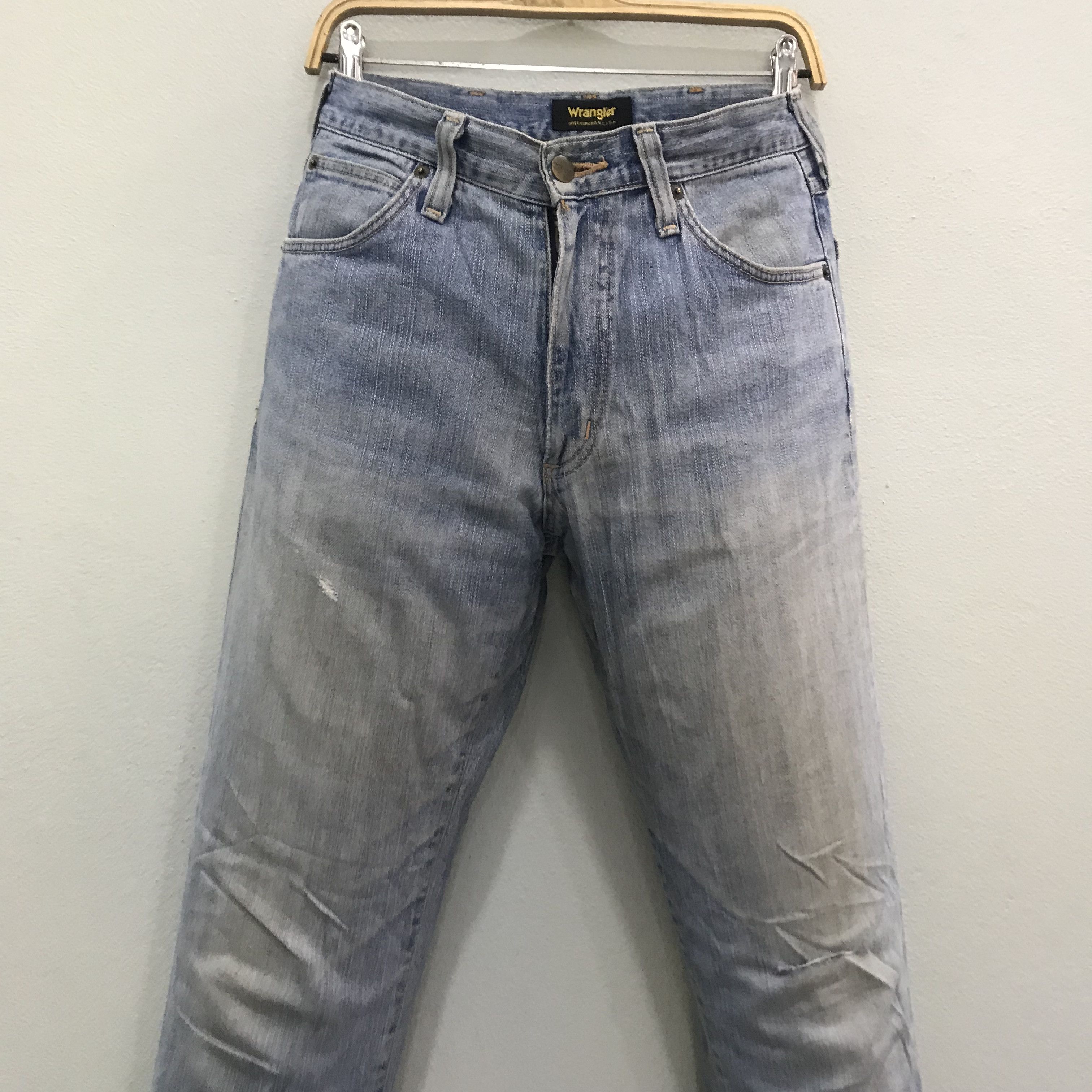 Wrangler Vintage 90's Wrangler Light Wash High Rise Jeans Size US 30 / EU 46 - 3 Thumbnail