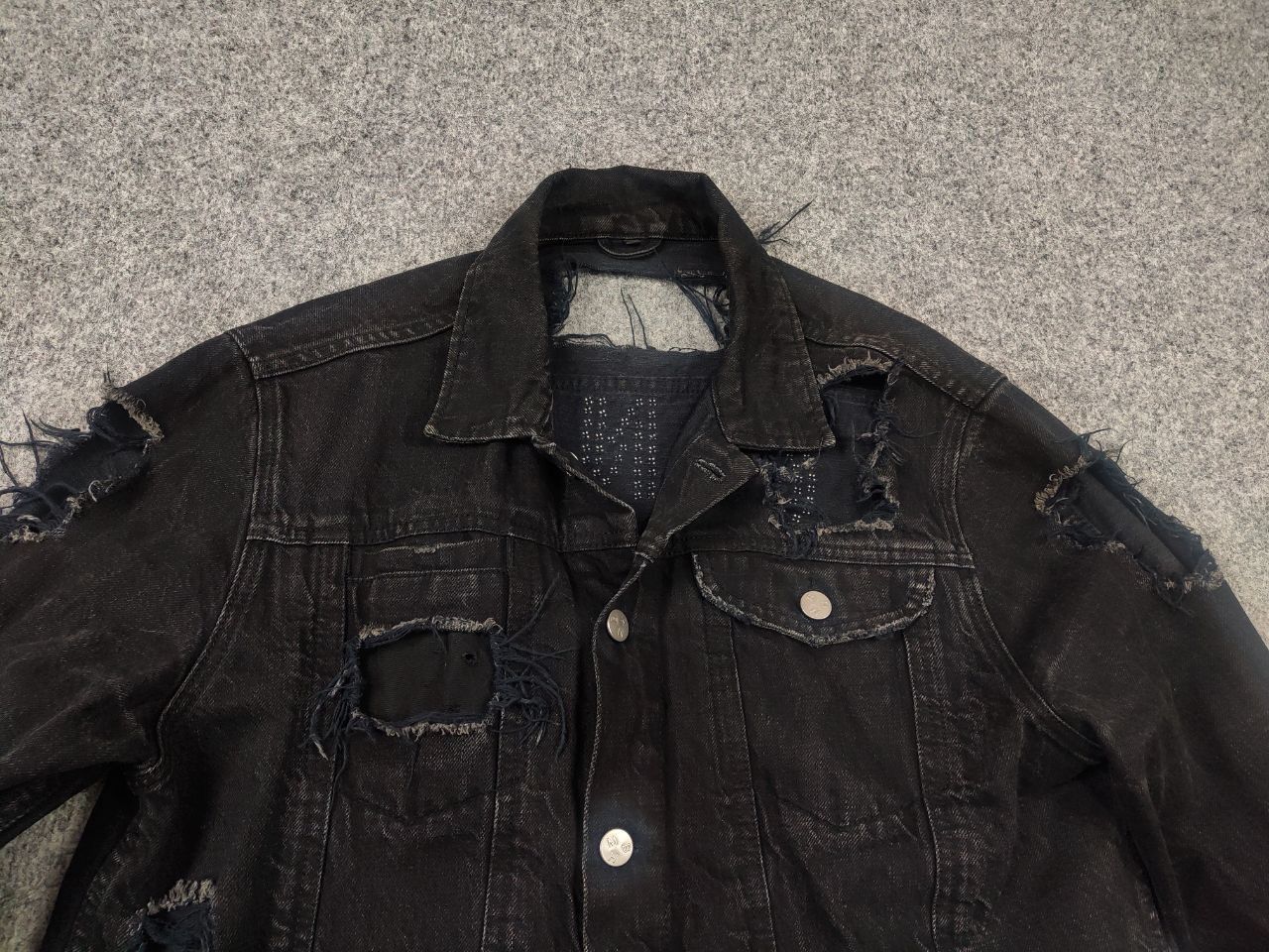 Misbhv Misbhv Design Distressed Denim sonic you Black Jacket Size US M / EU 48-50 / 2 - 6 Thumbnail