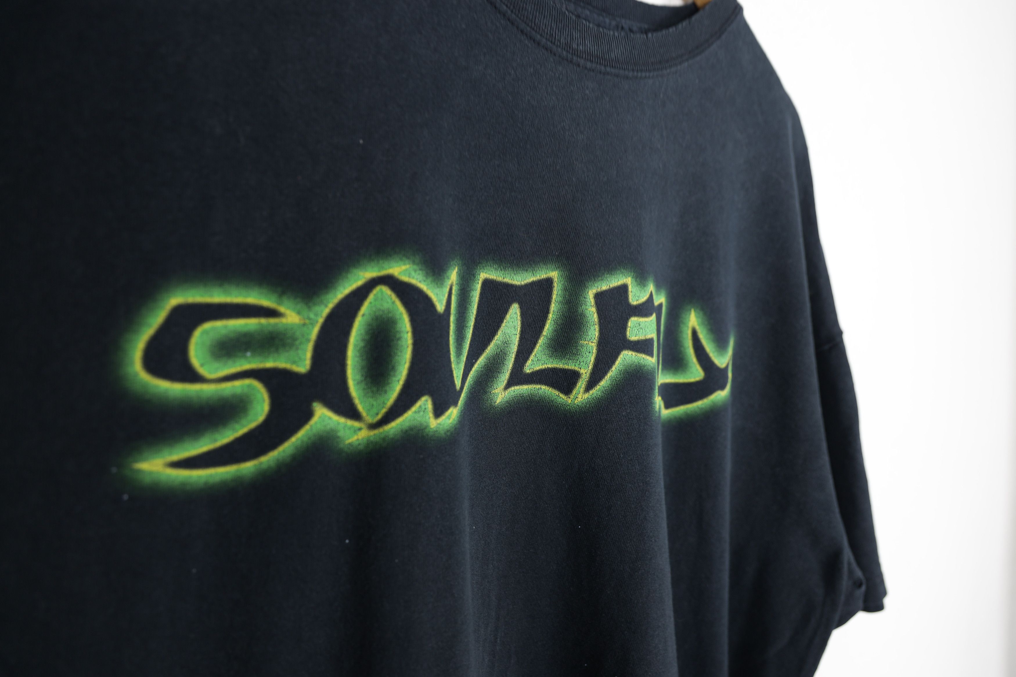 Band Tees × Vintage Vintage Soulfly Metal Band Y2K Tee Tshirt Sepultura Size US M / EU 48-50 / 2 - 6 Thumbnail