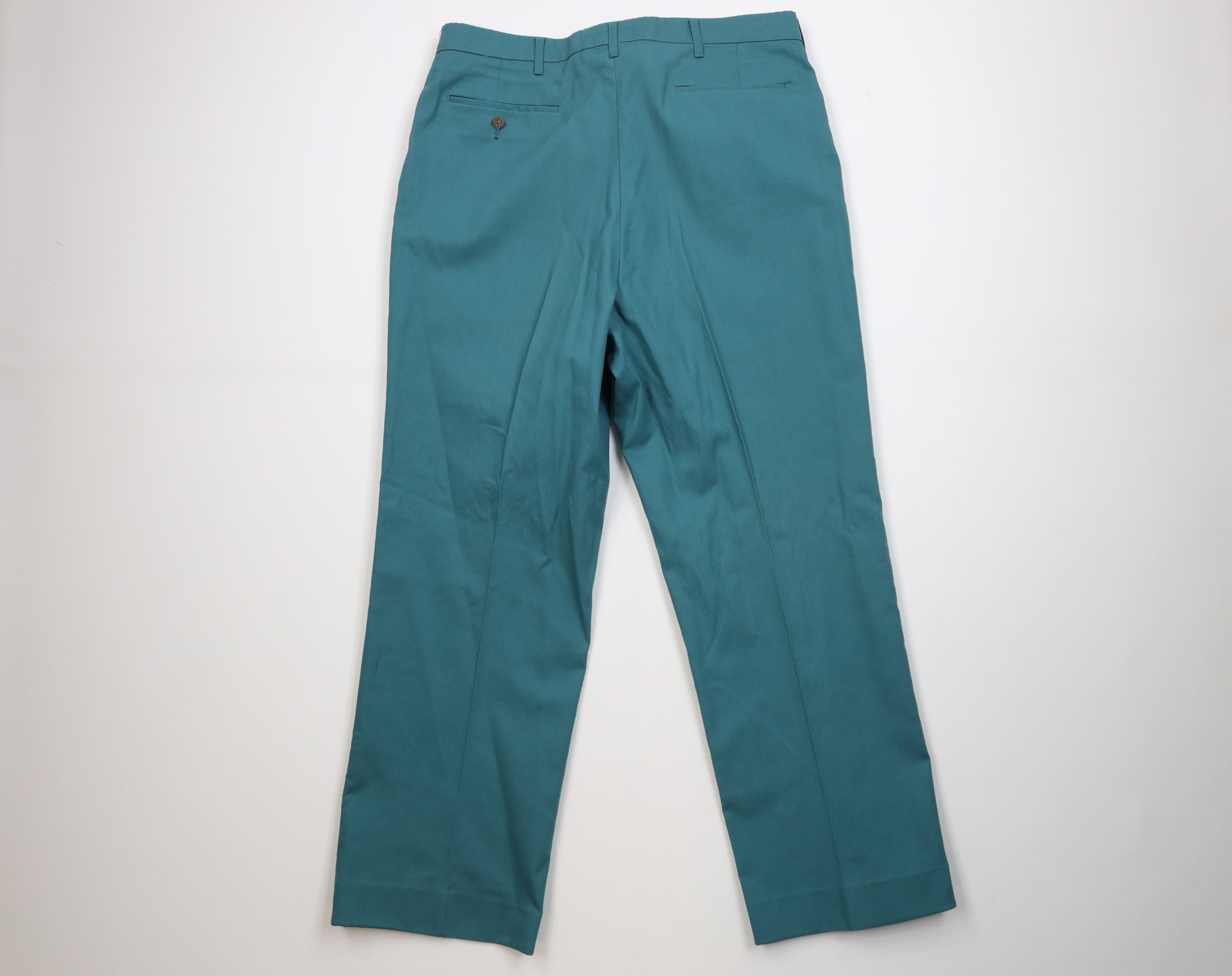 Vintage Vintage 70s Streetwear Knit Flared Wide Leg Chino Pants USA Size US 36 / EU 52 - 9 Thumbnail