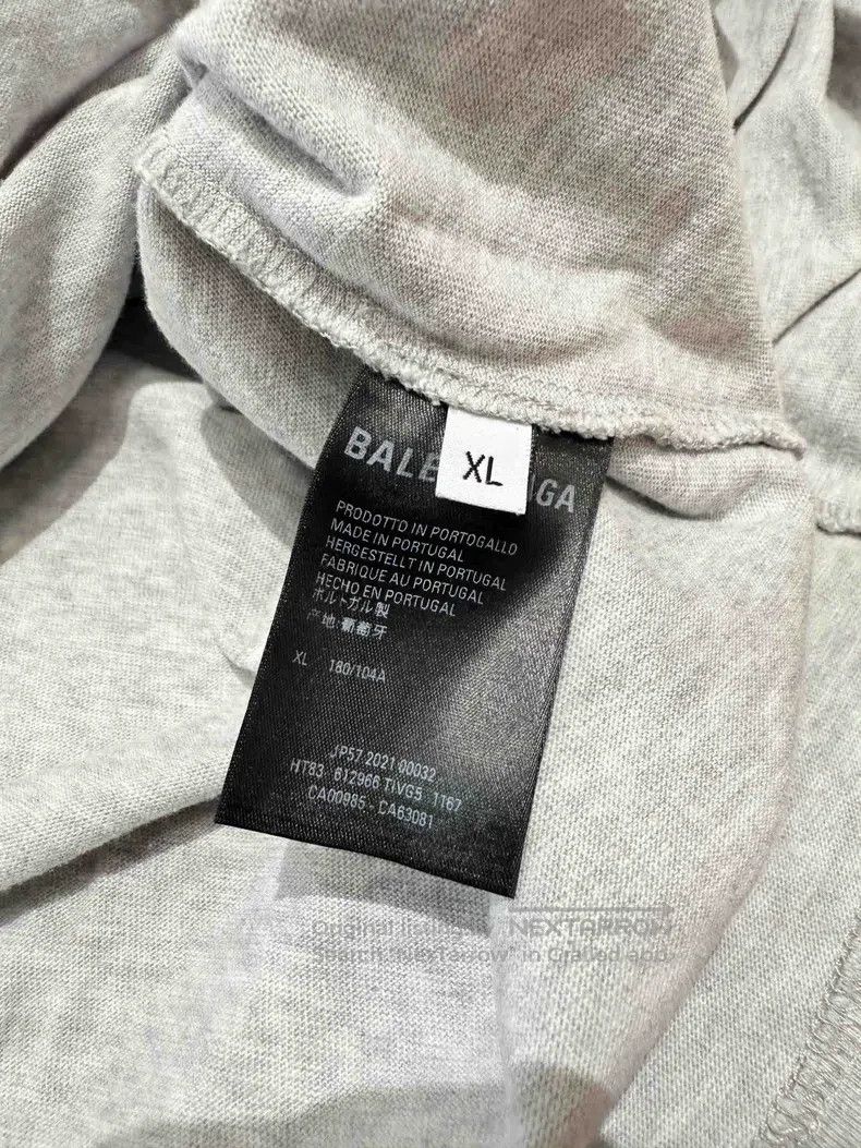 Balenciaga Balenciaga Gray short-sleeved T-shirt, size XL Size US XL / EU 56 / 4 - 4 Thumbnail