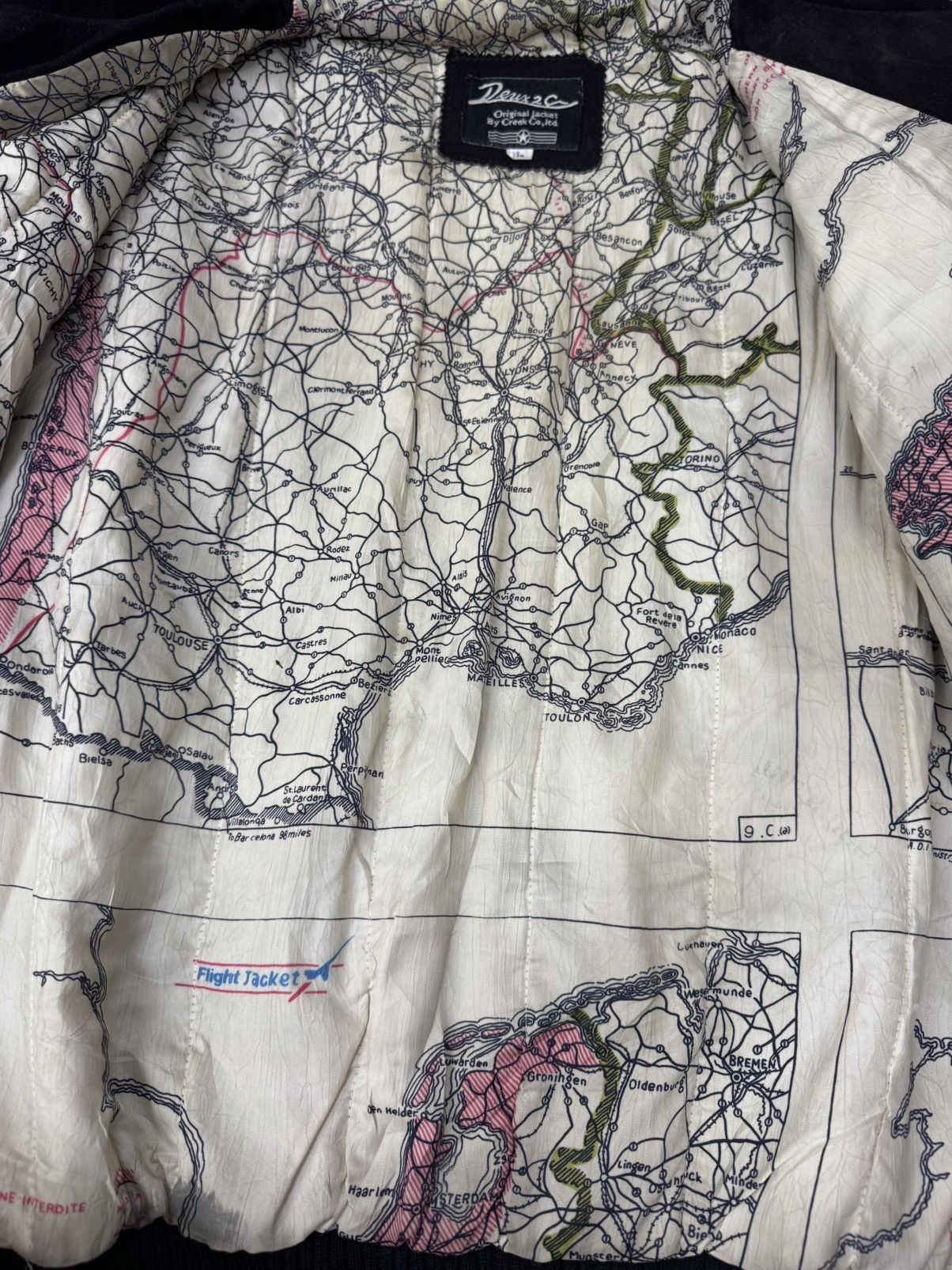Vintage Vintage suede Bomber Deuxas Original Jacket By Creek Co,ltd Size US L / EU 52-54 / 3 - 11 Thumbnail