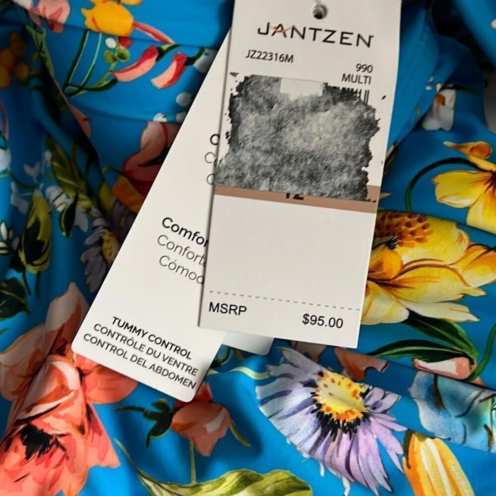 Jantzen Jantzen SWEET DREAMS TWIST FRONT ONE PIECE swim 12 Size ONE SIZE - 5 Thumbnail