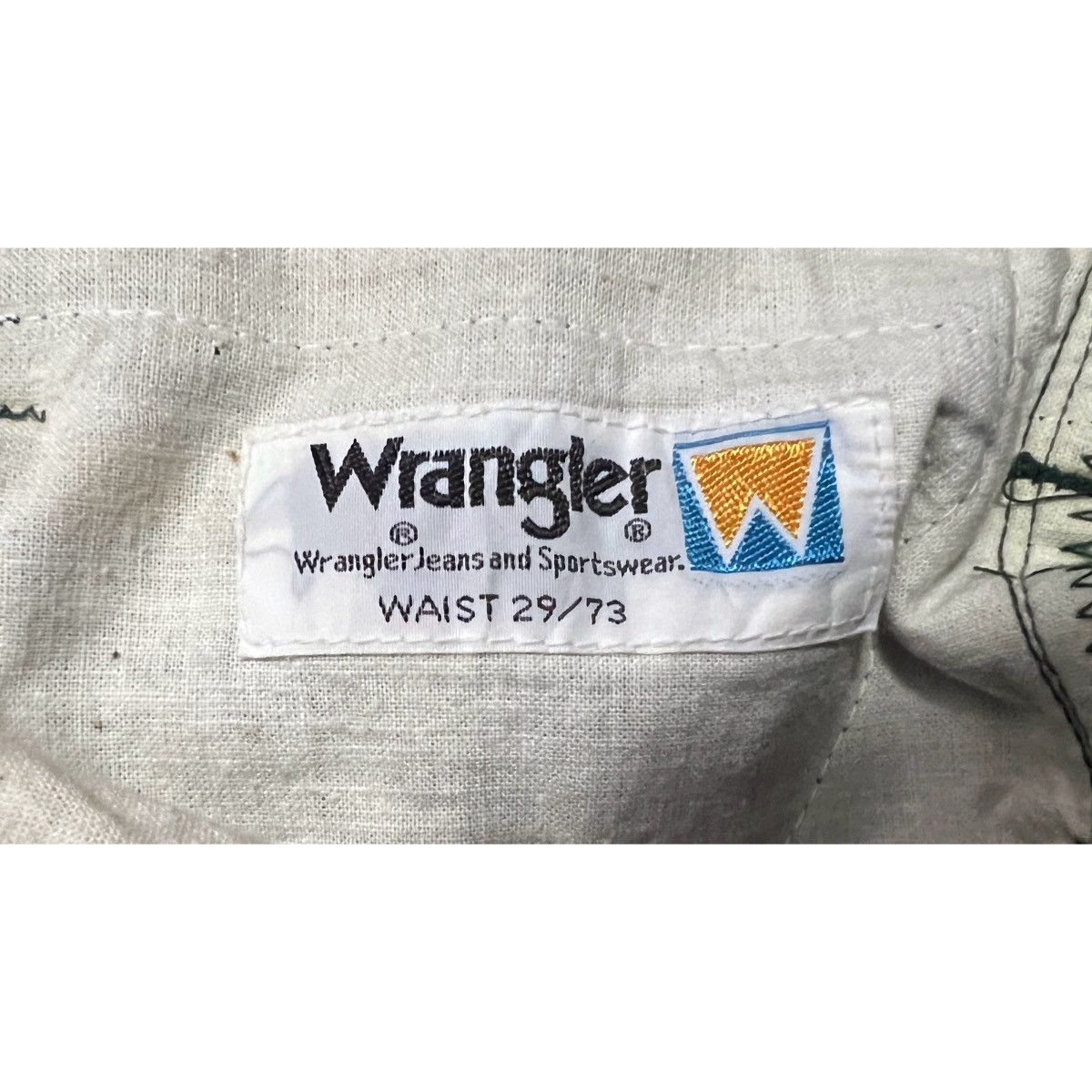 Vintage × Wrangler WRANGLER 70's 80's STARPRESS PANT SCOVILL ZIPPER RARE Size US 28 / EU 44 - 3 Thumbnail