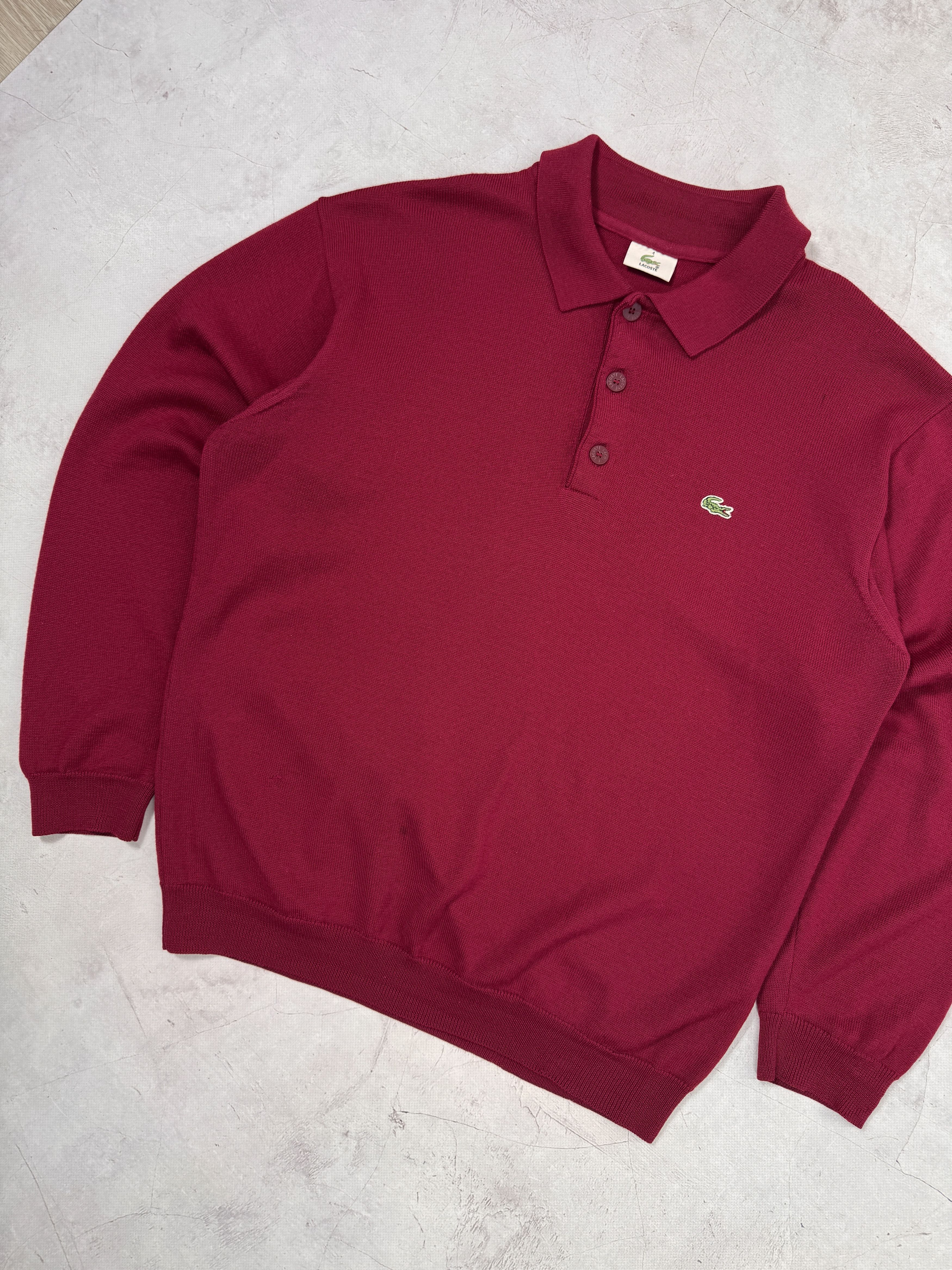 Lacoste Vintage Lacoste Sweater Pullover Jumper Wool Size US M / EU 48-50 / 2 - 2 Thumbnail