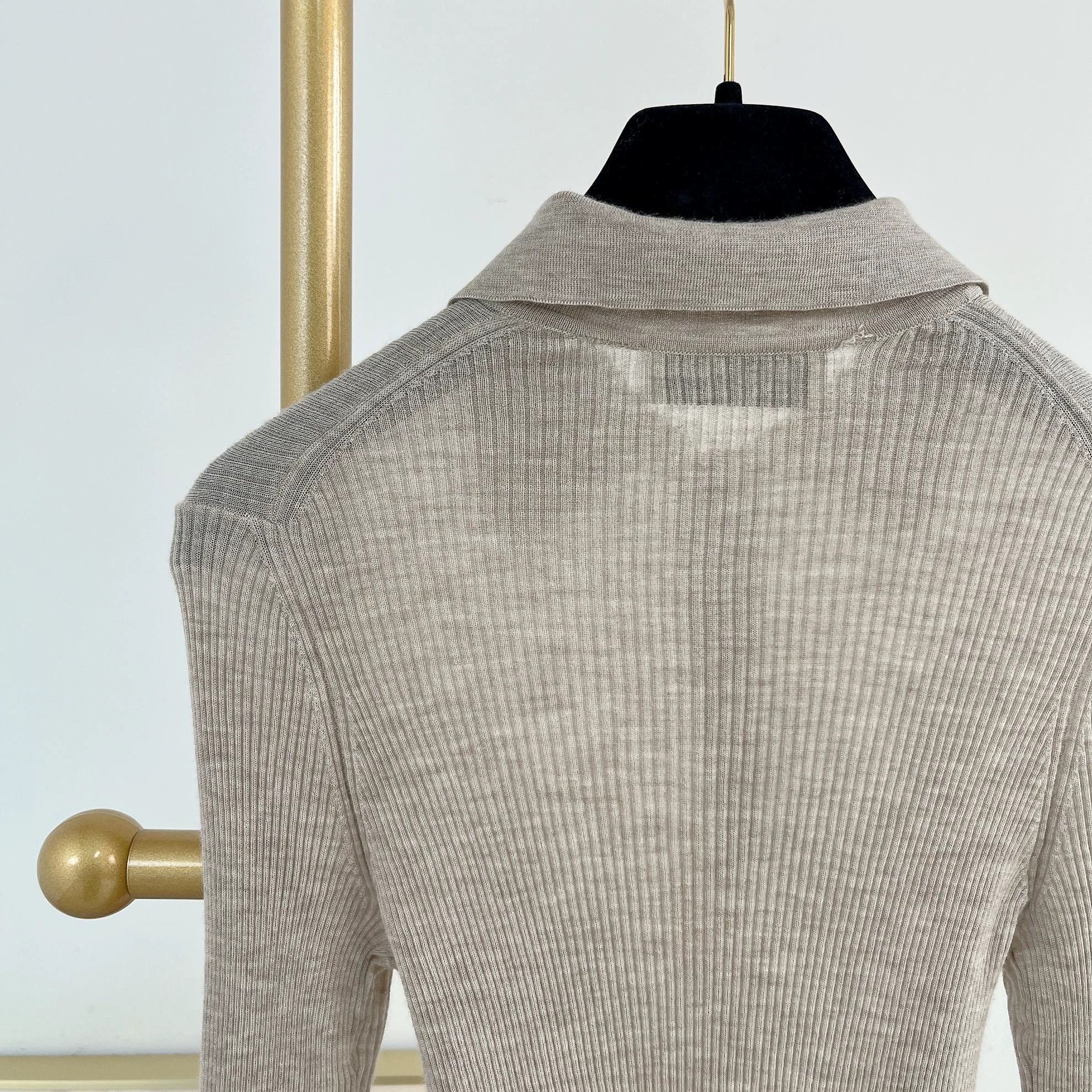 Miu Miu MIUMIU knit Polo neck top 1693 Size XS / US 0-2 / IT 36-38 - 6 Thumbnail