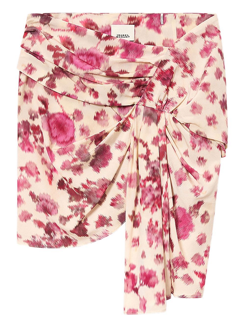 OVIA PRINTED SILK SKIRT