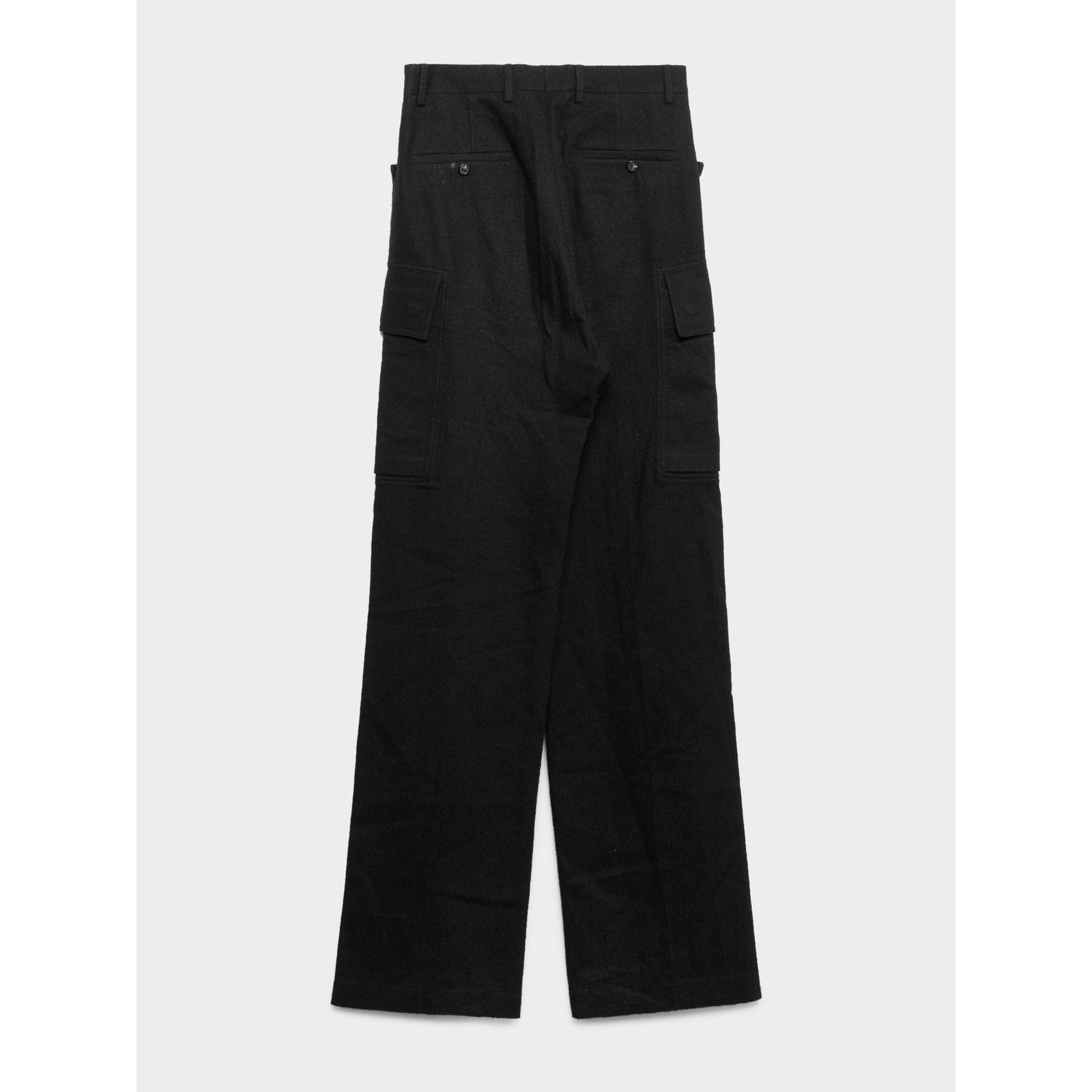 Rick Owens Gethsemane Wool Flat Cargo Pants Size US 30 / EU 46 - 3 Thumbnail