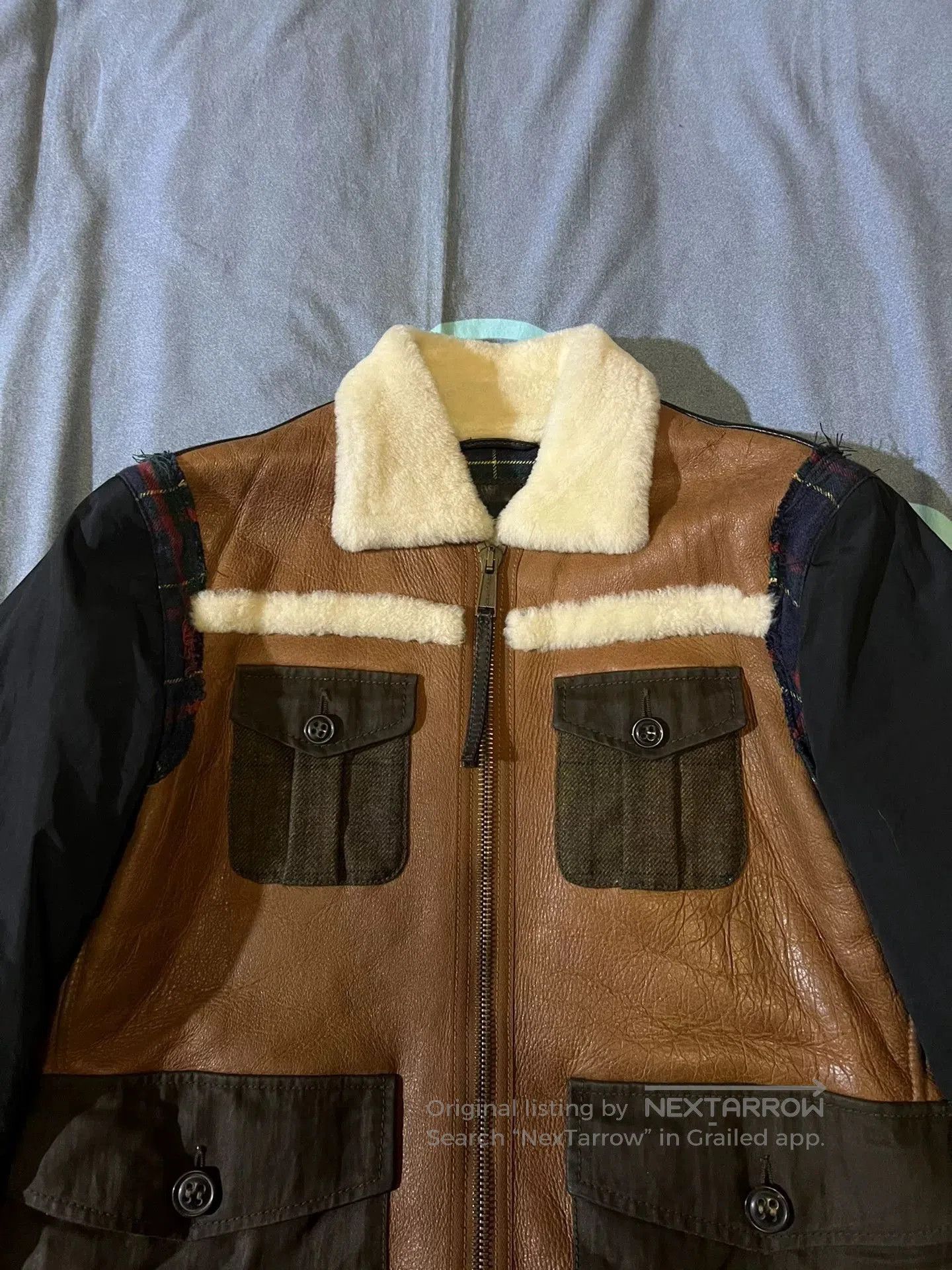 Dsquared2 dsquared2 shearling cotton jacket with sleeves. Size US XXL / EU 58 / 5 - 2 Thumbnail