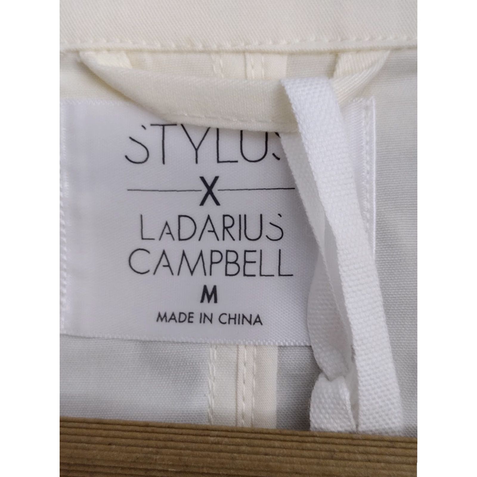 Vintage Stylus Trench Coat Men M Ivory Lightweight Pockets Button Size US M / EU 48-50 / 2 - 5 Thumbnail