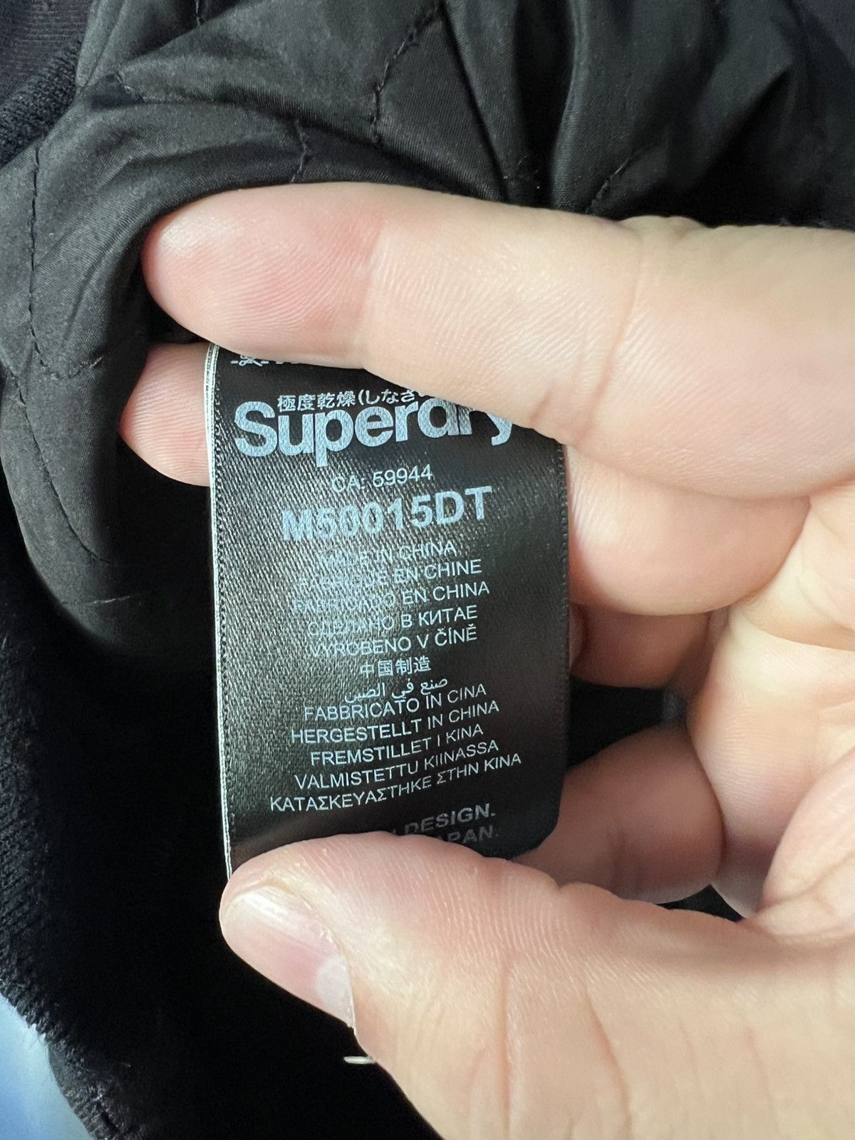 Superdry Superdry Pigment Denim Mix Bomber Jacket Size US L / EU 52-54 / 3 - 9 Thumbnail