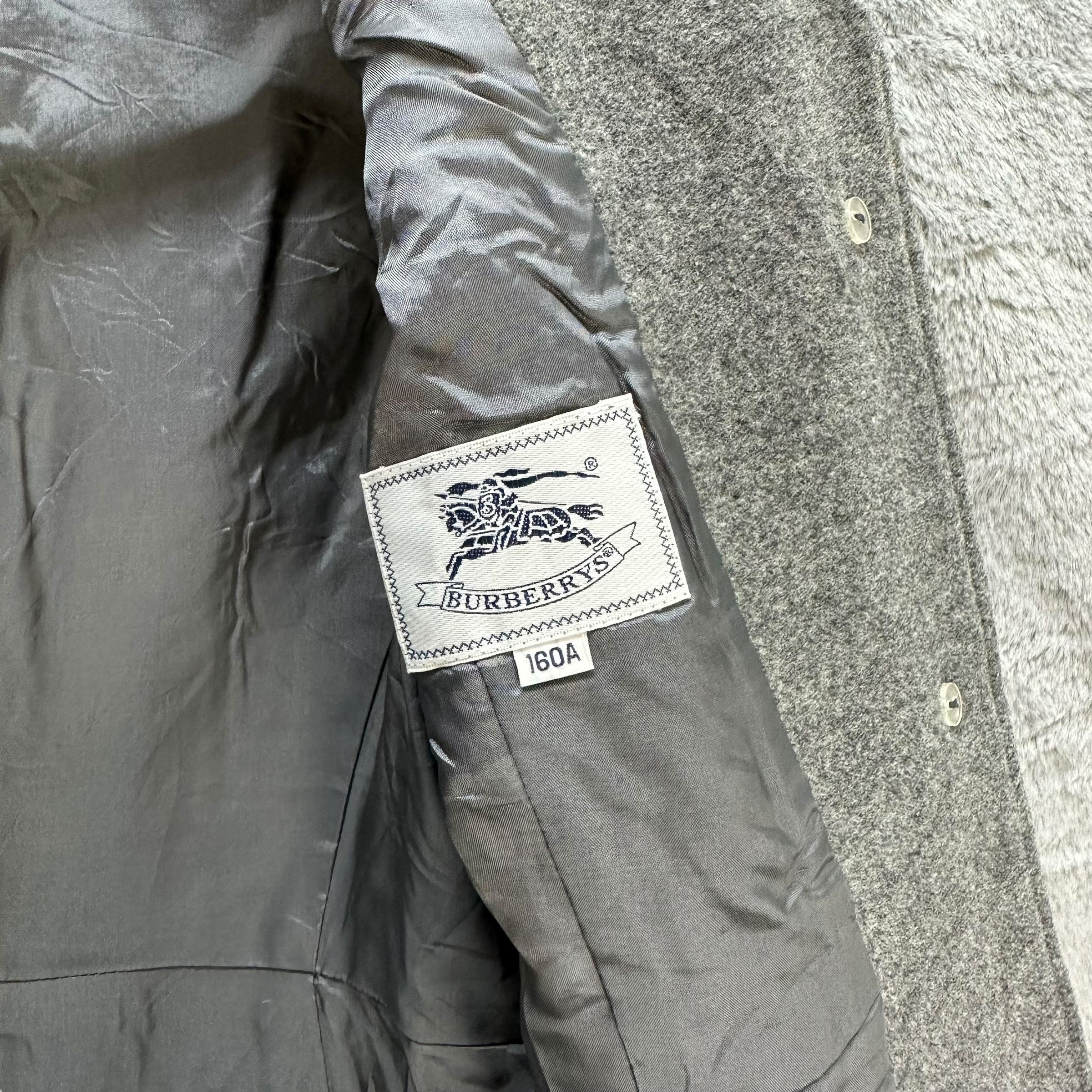 Burberrys Wool Long Coat Size 160A #A16-0394