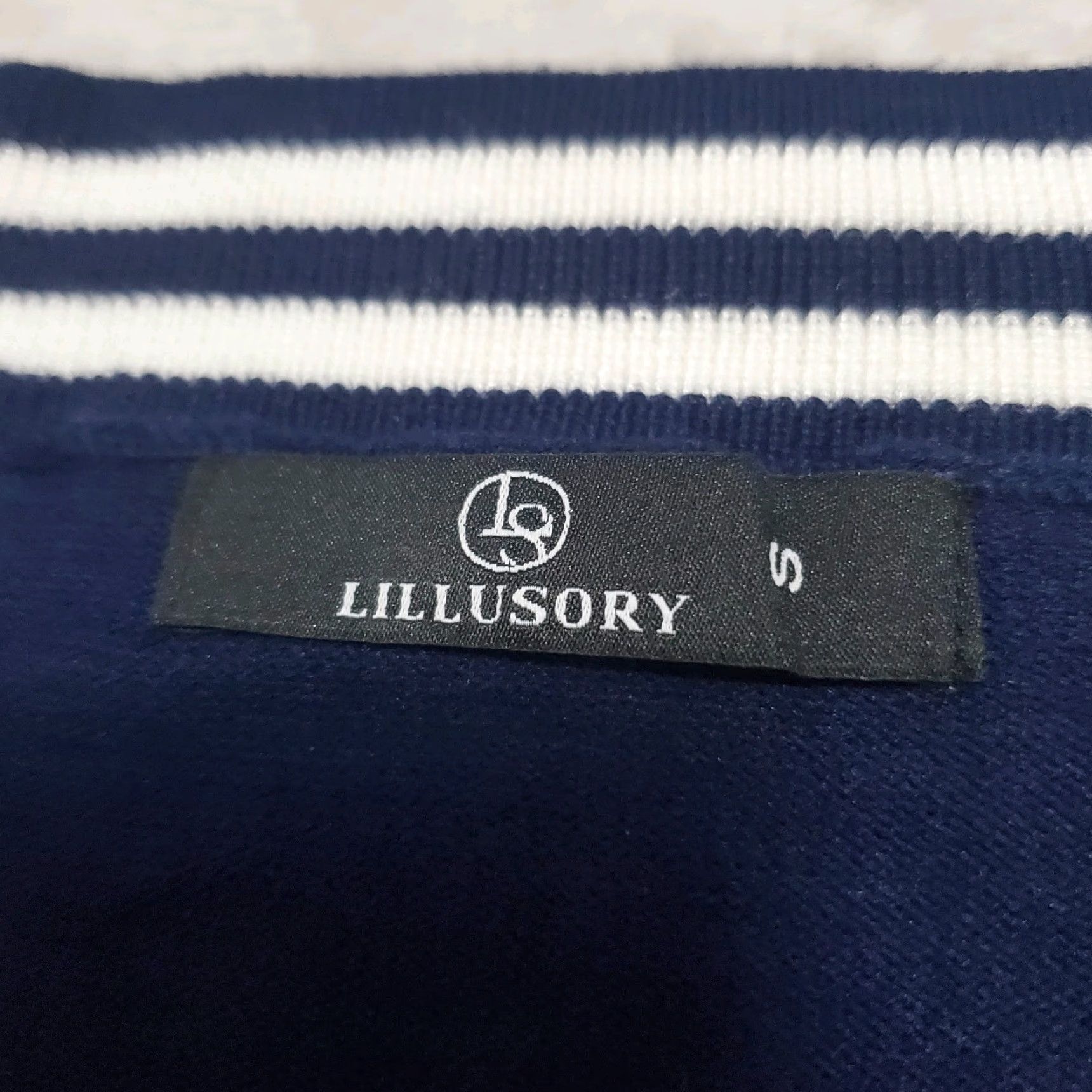 Vintage Lillusory Womens Sweater S Blue V-Neck Pullover Preppy Tenniscore Old Money Size S / US 4 / IT 40 - 3 Thumbnail