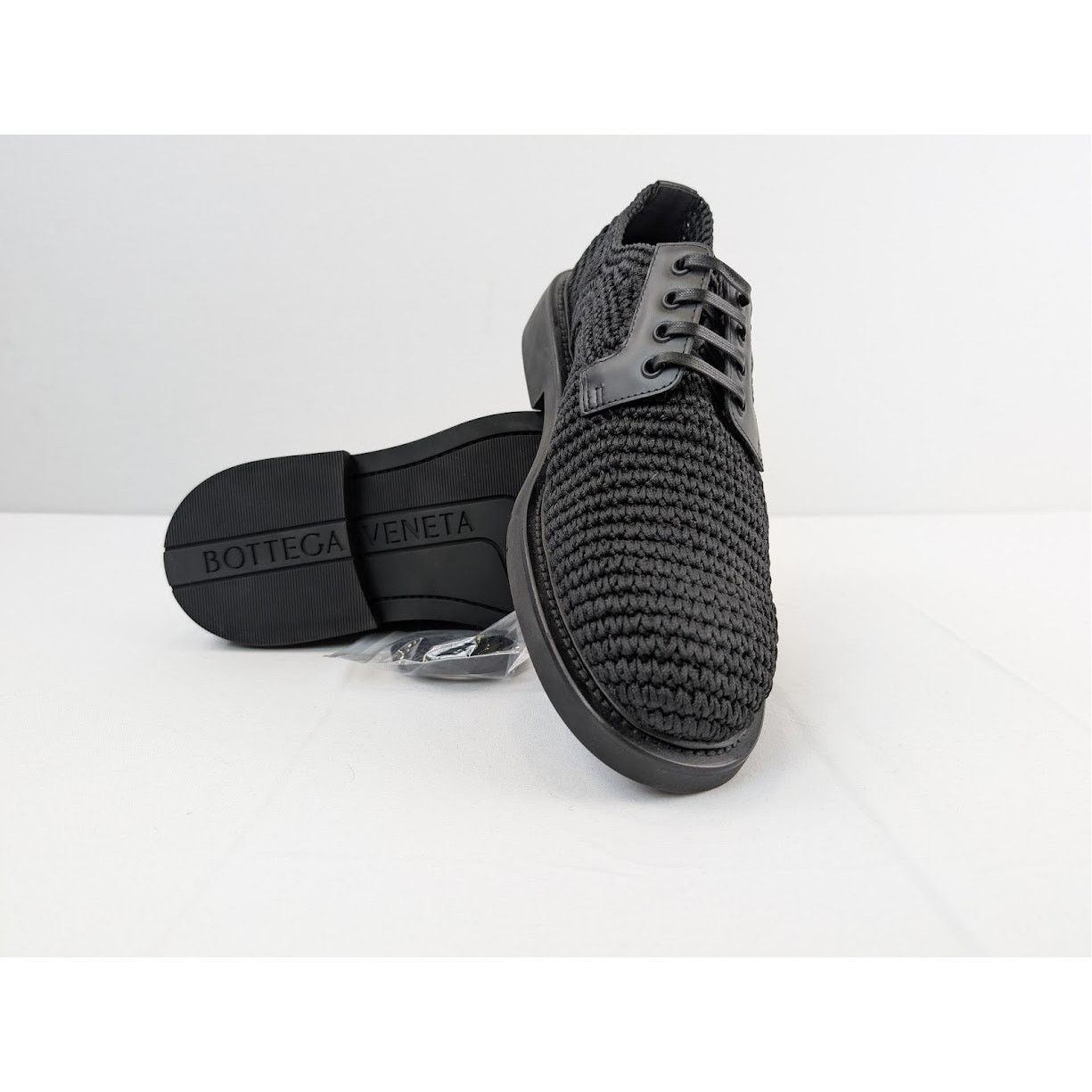 Bottega Veneta o1rshd1 BV Level Lace Up in Black Size US 9 / EU 42 - 14 Thumbnail