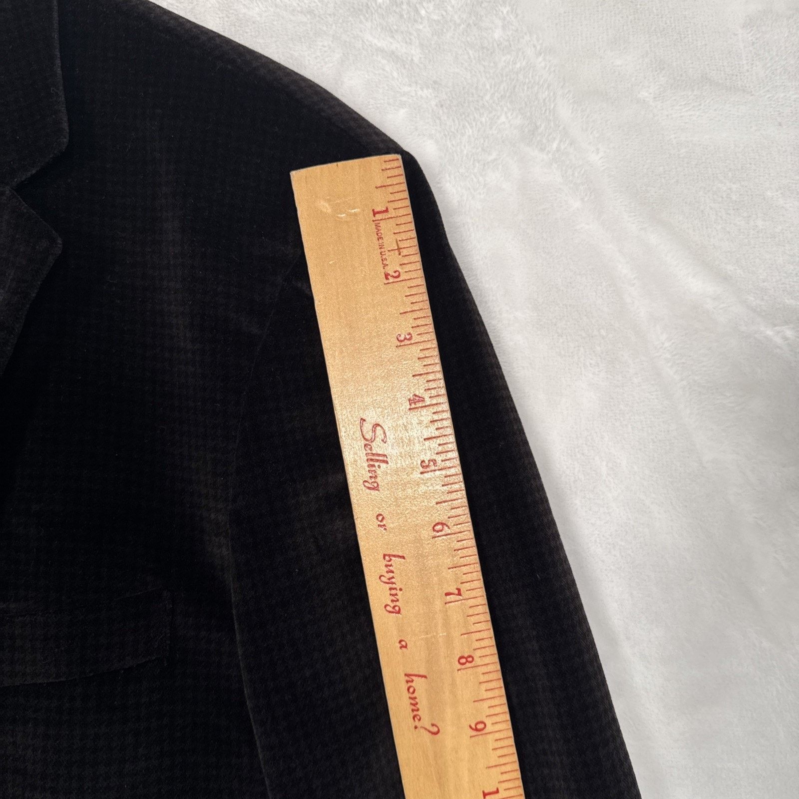Jones New York Jones New York Sports Coat 42L Brown and Black Brushed Size 42L - 9 Thumbnail