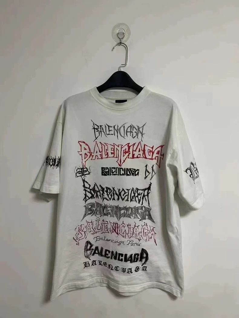 Balenciaga Balenciaga SS24 Dragon Year Limited Metal Graffiti Letter Size US XS / EU 42 / 0 - 1 Thumbnail