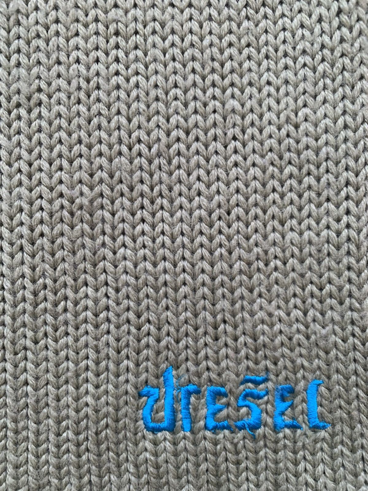 Diesel Diesel | Green Zip-Up Turtleneck Knit Sweater Size US M / EU 48-50 / 2 - 5 Thumbnail