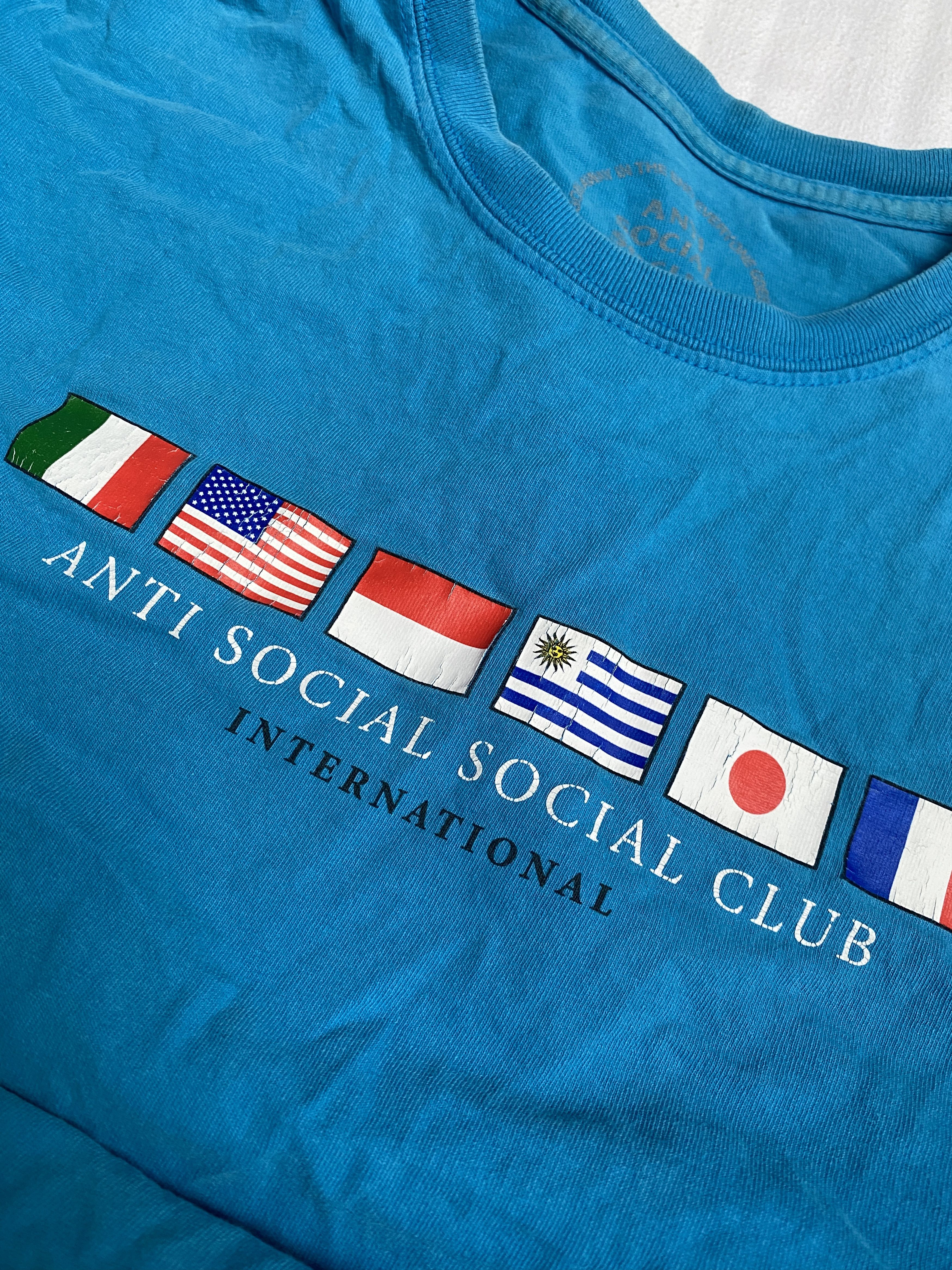 Anti Social Social Club ASSC Anti Social Social Club International t-shirt tee Size US L / EU 52-54 / 3 - 8 Thumbnail