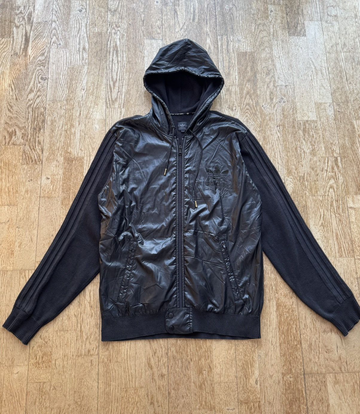 Adidas ADIDAS RARE VINTAGE SPORT LEATHER LIGHT JACKET Size US L / EU 52-54 / 3 - 1 Thumbnail
