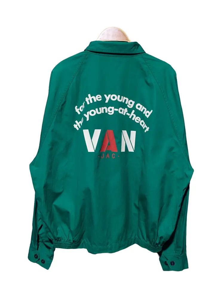 Japanese Brand Vintage Van jac boxy bomber light jacket Size US L / EU 52-54 / 3 - 1 Thumbnail
