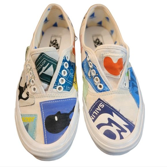 Vans Vans Vault x Geoff McFtridge OG Authentic Gamelan Of Tags Size US 8 / EU 41 - 4 Thumbnail