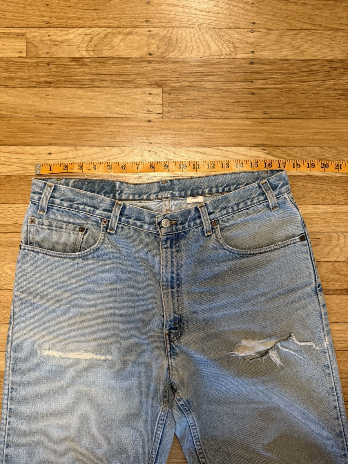 Levi's Vintage Levi’s 36 x32 Relaxed Straight Leg Denim Red Tab 90s Size US 36 / EU 52 - 4 Thumbnail