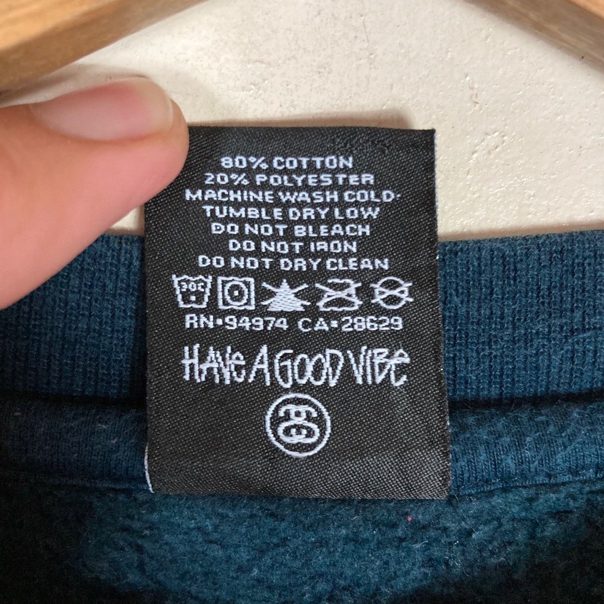 Stussy Vintage Stussy Big Logo Pullover Jumper Sweatshirt Size US S / EU 44-46 / 1 - 9 Thumbnail