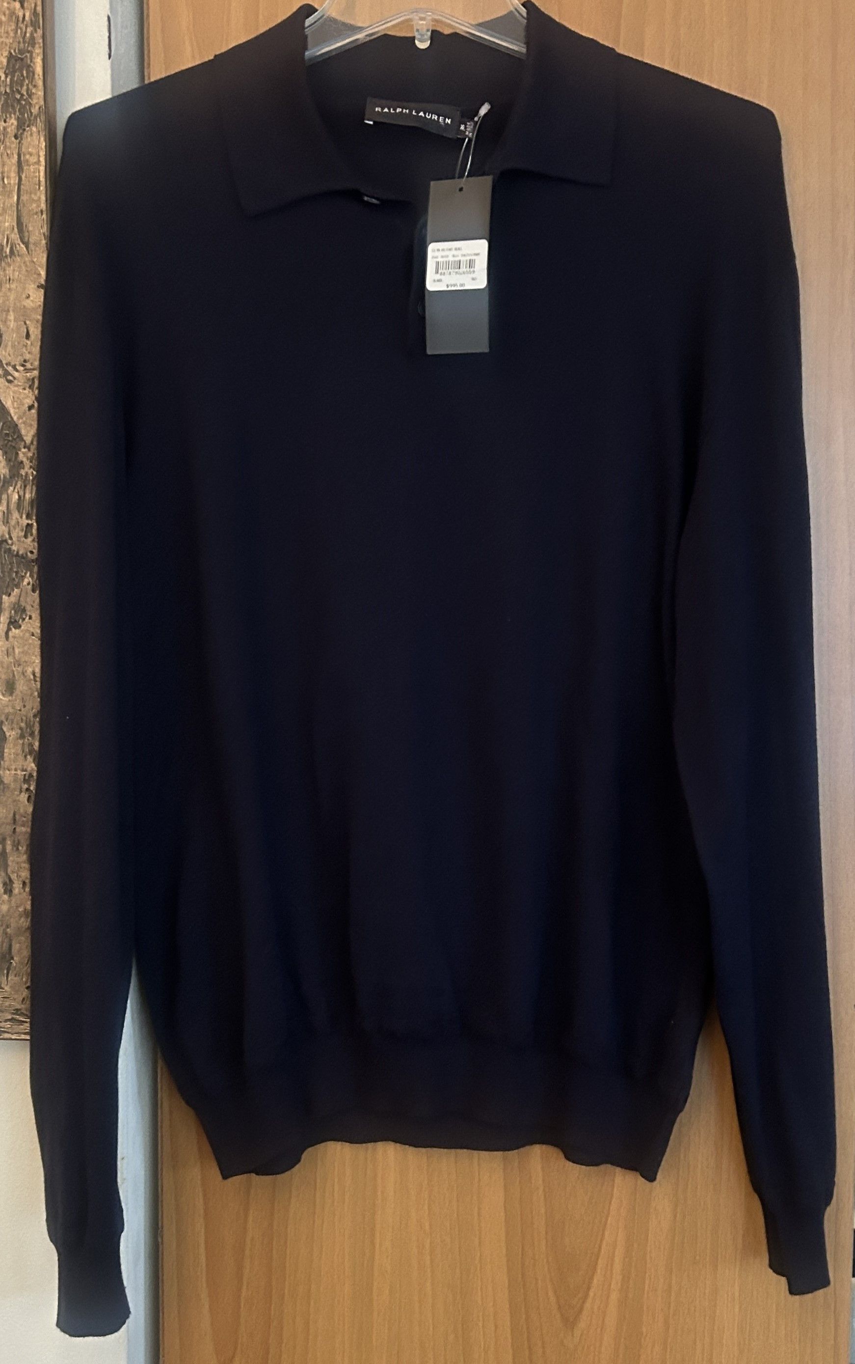 Ralph Lauren Black Label Ralph Lauren Black Label LS Polo Navy XL Slim Fit Runs Small Size US XL / EU 56 / 4 - 2 Thumbnail