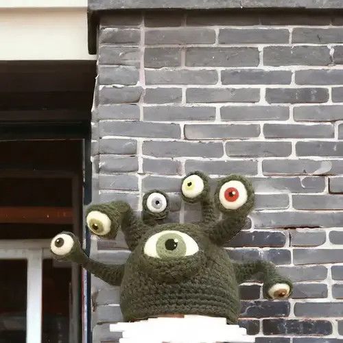 Other 🕷️🕸️ CRAZY EYES HAT CAP Y2K Size ONE SIZE - 1 Thumbnail