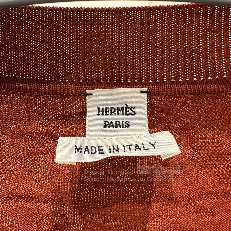 Hermes Hermes Full print pig nose hidden pattern knit cardigan Size XXS / US 00 / IT 34 - 3 Thumbnail