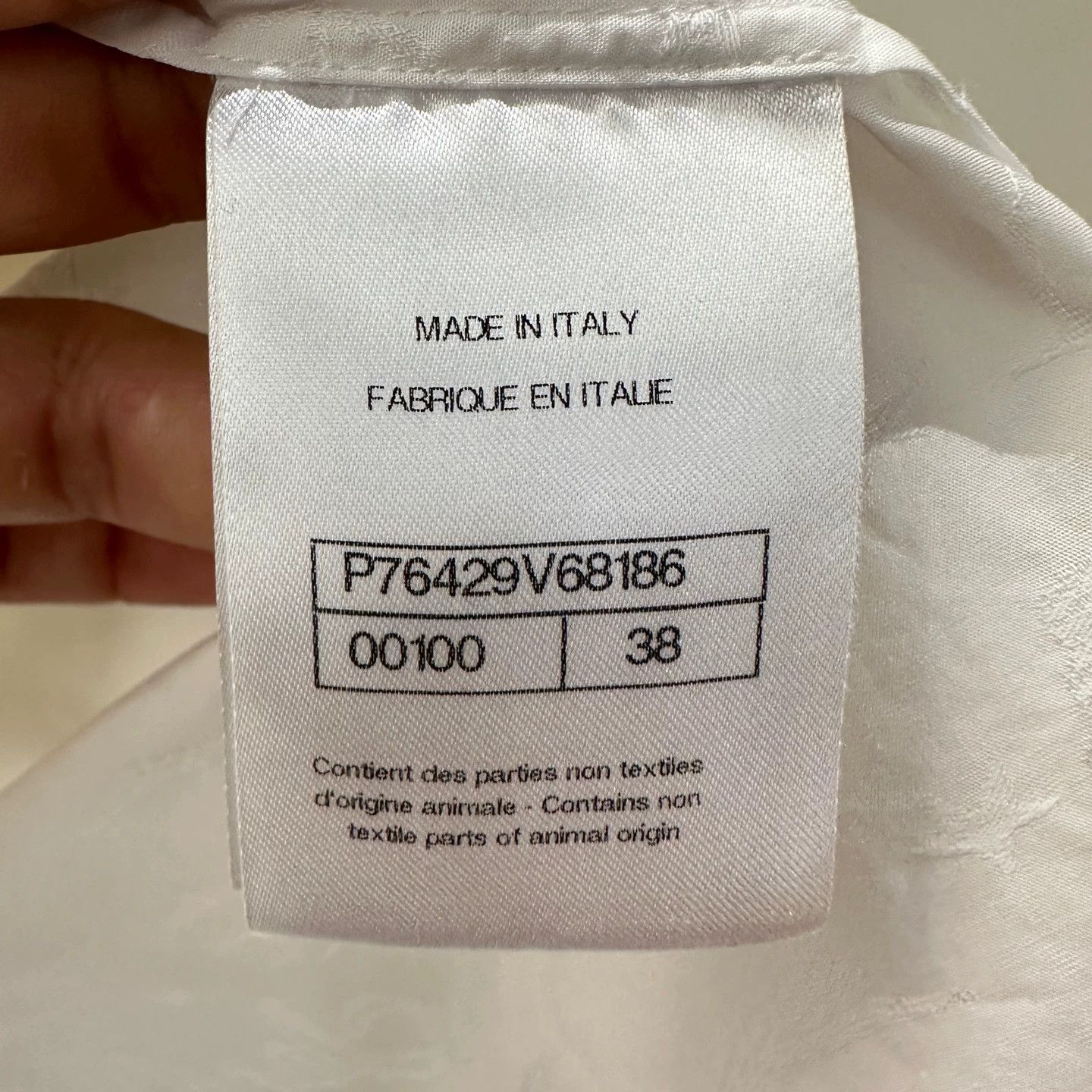 Chanel Chanel 24C Star Pattern Short Sleeve Shirt 38 Cotton Size S / US 4 / IT 40 - 4 Thumbnail