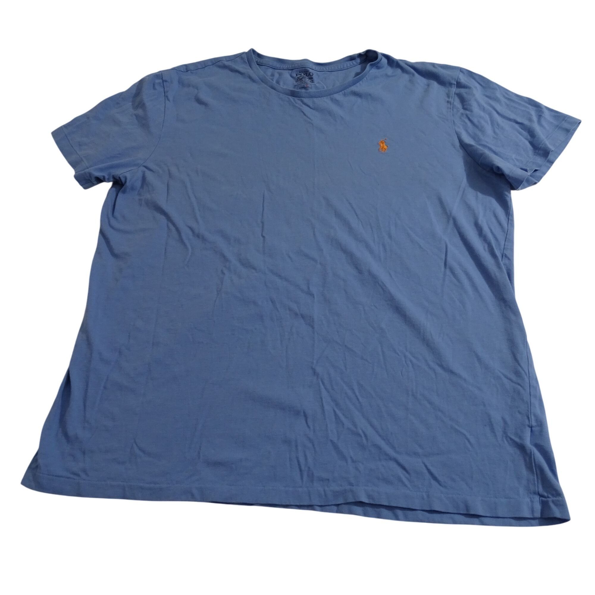Polo Ralph Lauren Polo Ralph Lauren Blue Crew Neck T-Shirt Men Size L Size US L / EU 52-54 / 3 - 2 Thumbnail