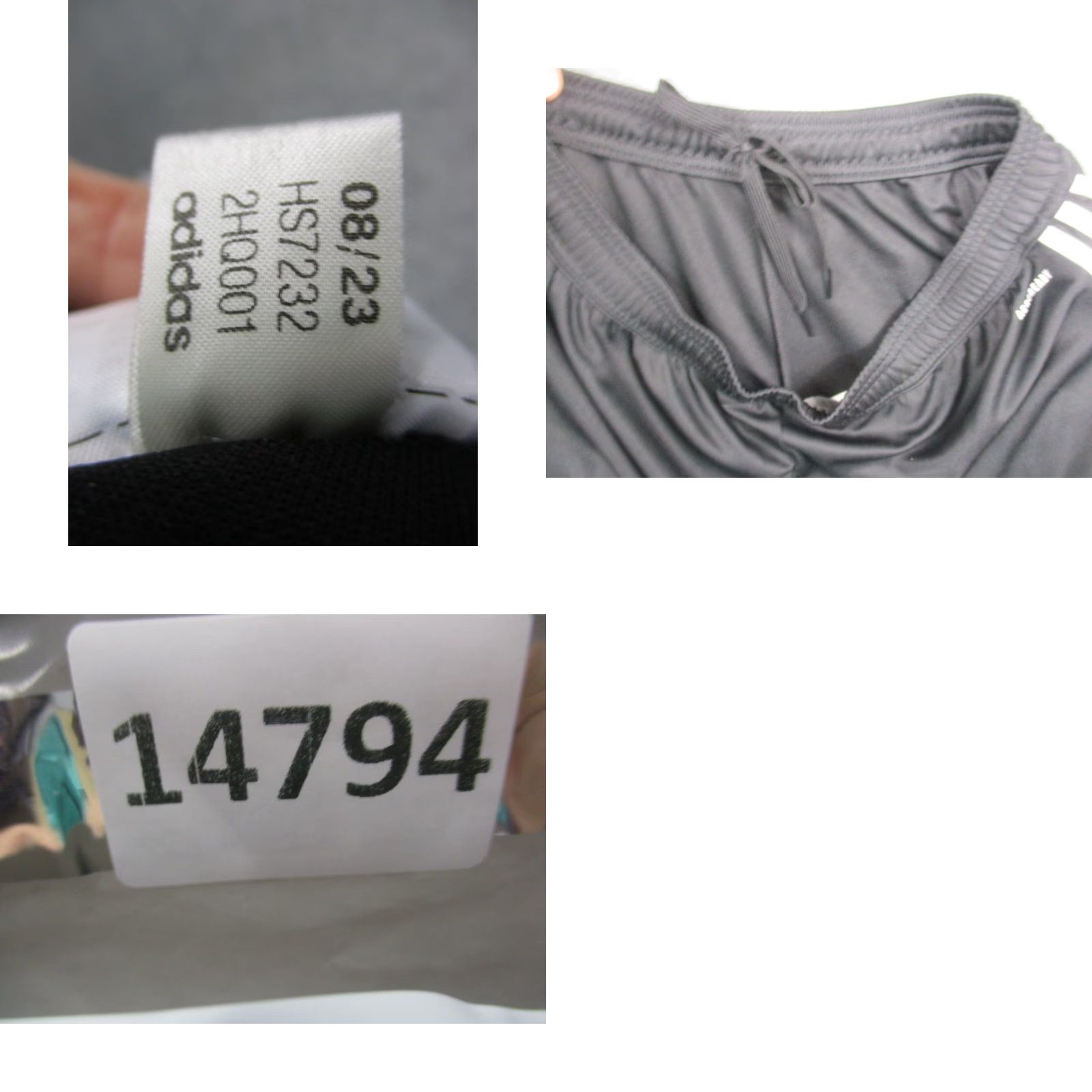Adidas Adidas Track Pants XL Men Black White Zip Ankle Trico Drawstring Pockets Size US 36 / EU 52 - 9 Thumbnail