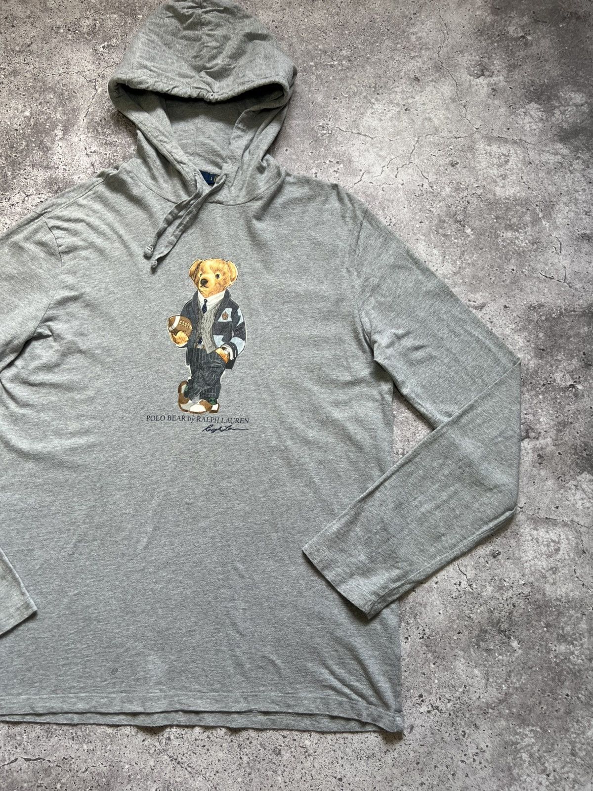 Ralph Lauren Polo Ralph Lauren Bear Hooded Long Sleeve Cotton Size US L / EU 52-54 / 3 - 3 Thumbnail