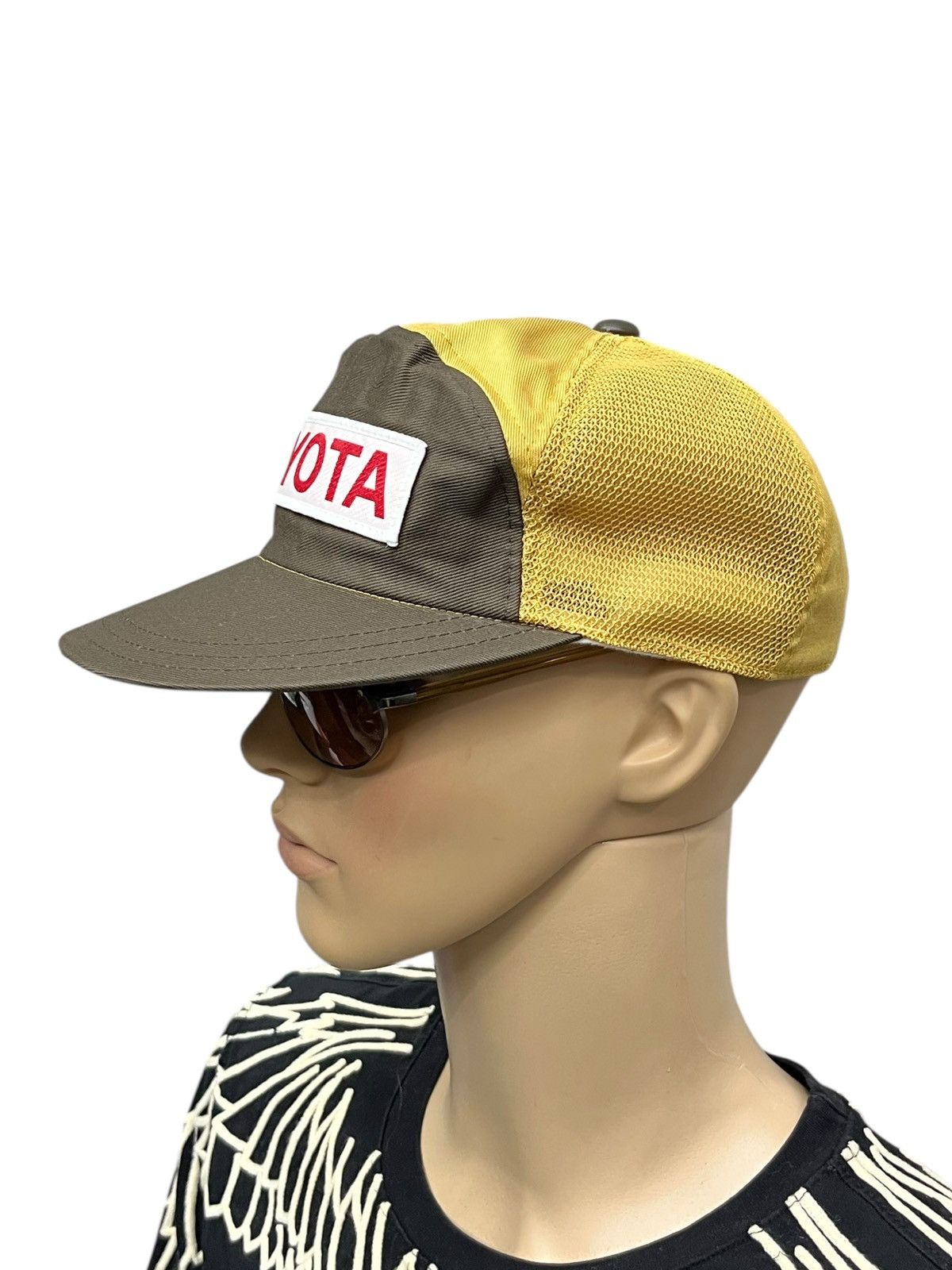 Formula 1 🏁TRD TOM’s Vintage TOYOTA TECNO RACING Hybrid Trucker Hat Size ONE SIZE - 3 Thumbnail