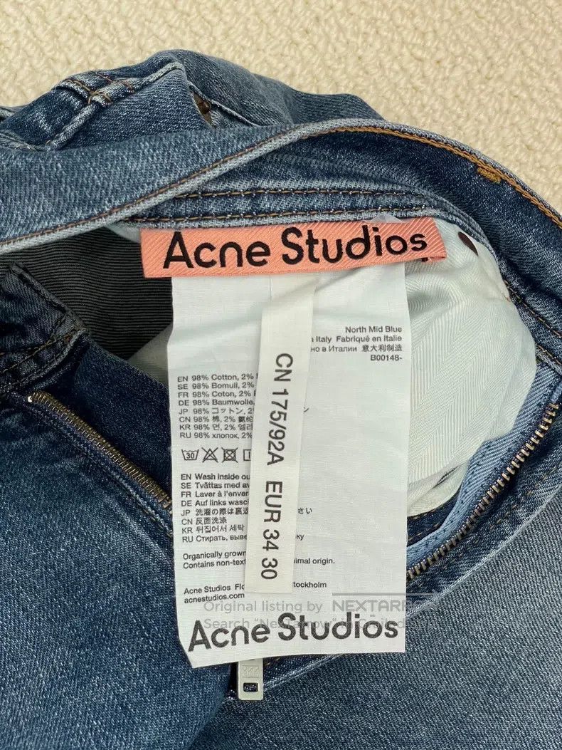 Acne Studios Acne Studios Light Blue Washed Denim Jeans Size 42" / US 20 - 6 Thumbnail