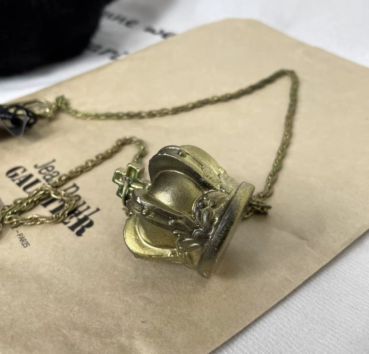 Jean Paul Gaultier Jean Paul Gaultier Crown Baroque Necklace J29 Size ONE SIZE - 8 Thumbnail