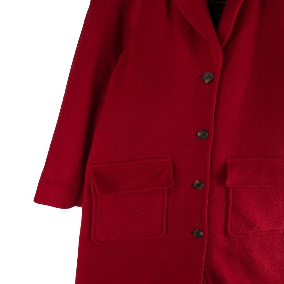 Japanese Brand 🔥Rich Red - Fly Coats Wool Jacket J.Mc Laughlin Japan Made Size US M / EU 48-50 / 2 - 3 Thumbnail