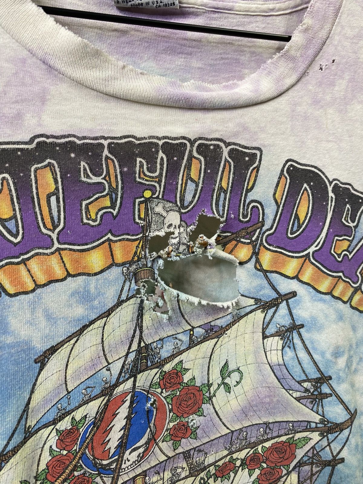 Band Tees 90’s Vintage Grateful Dead Liquid Blue Band Tee Shirt Large Size US L / EU 52-54 / 3 - 14 Thumbnail