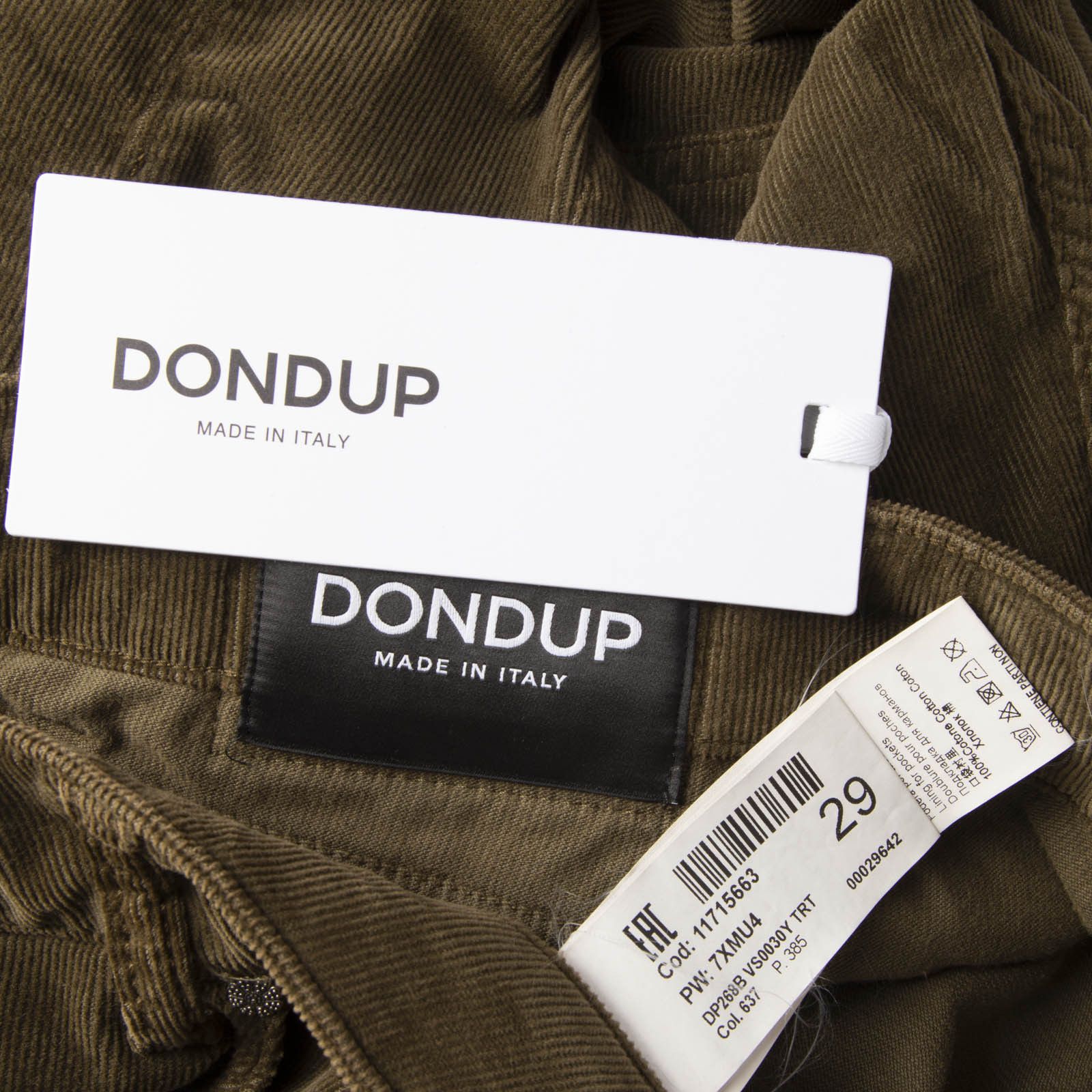 Dondup Green Cropped Length Koons Trousers Size 30" / US 8 / IT 44 - 4 Thumbnail