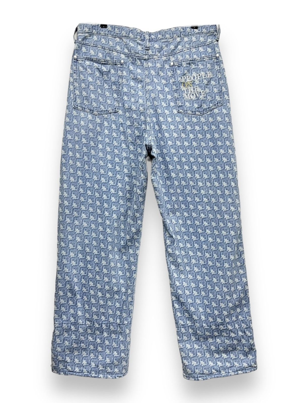Kappa FYE🔥KAPPA x GU JPN Monogram All Over Print Baggy Hip Hop Size US 34 / EU 50 - 3 Thumbnail