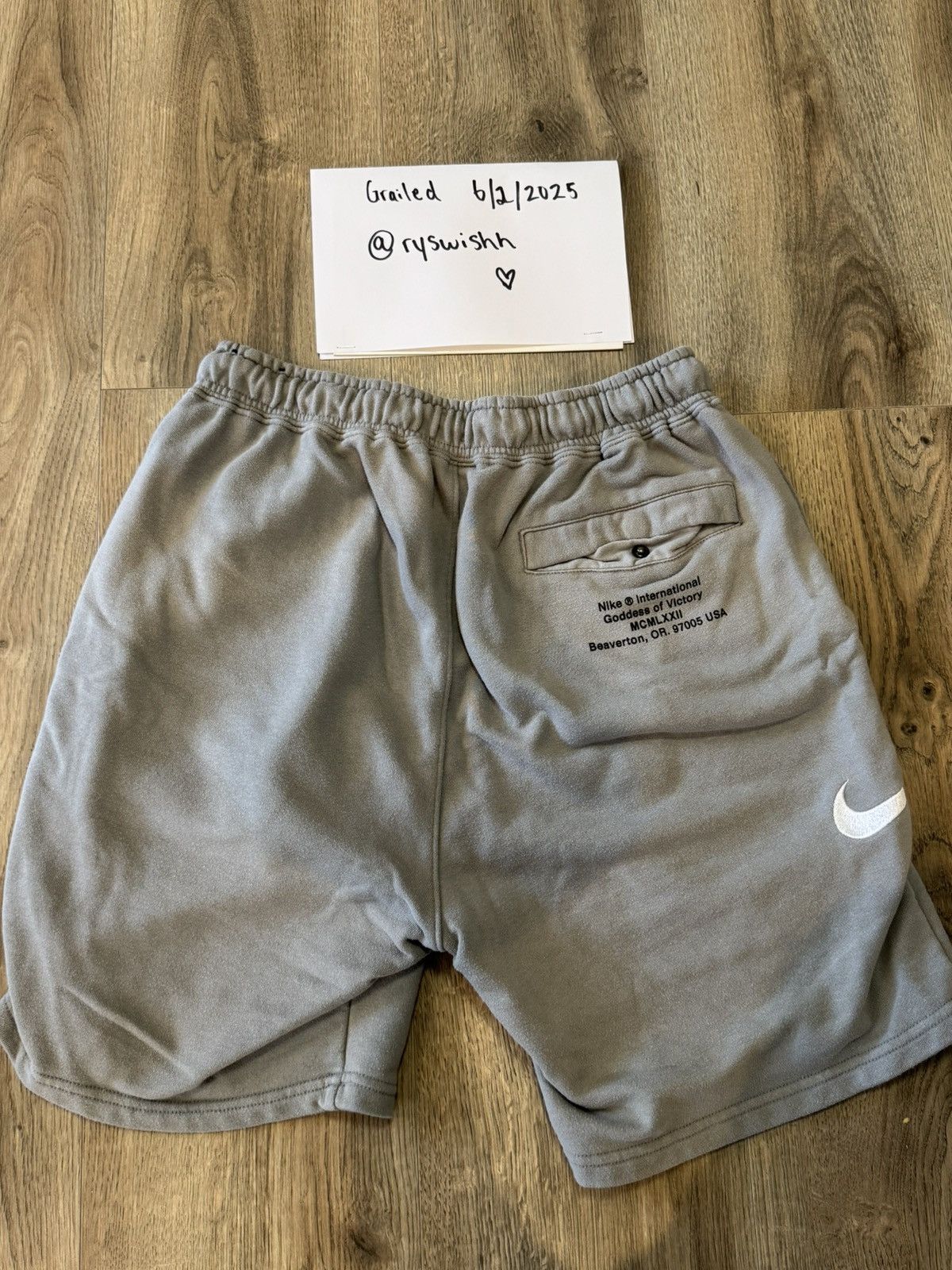 Nike Nike Double Swoosh Sweat Short Size US 30 / EU 46 - 6 Thumbnail