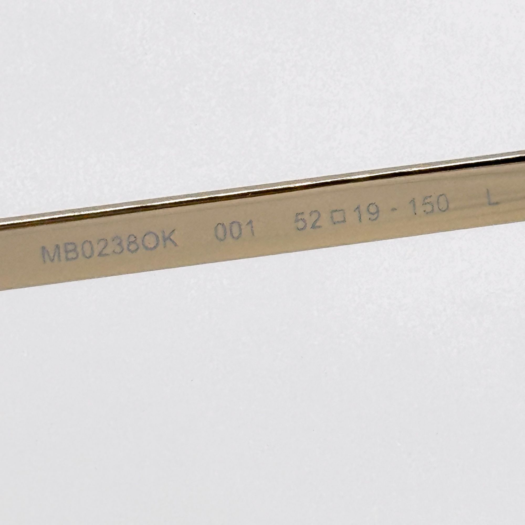Montblanc NEW MONTBLANC EYEGLASSES MB0238OK 001 GOLD MEN EYEWEAR Size ONE SIZE - 7 Thumbnail