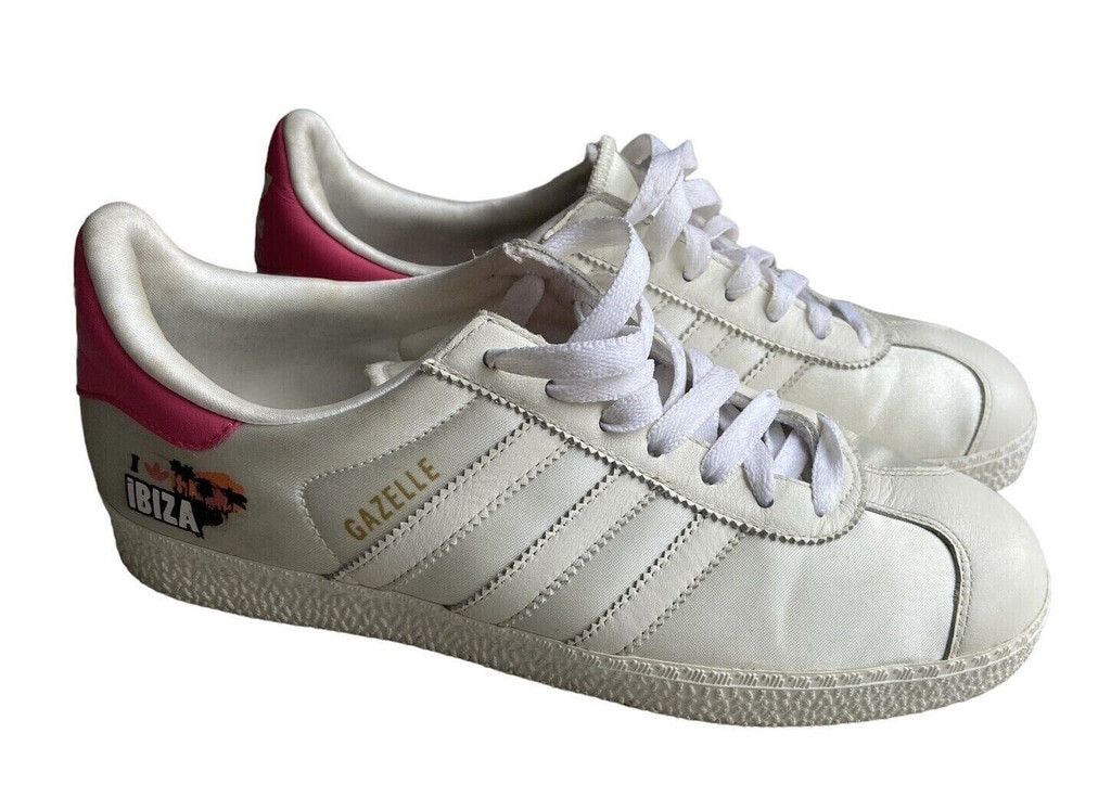 Adidas Gazelle 2 W Legacy I Love IBIZA (2007) Pink White UK 5.5 Size US 5.5 / IT 35.5 - 2 Thumbnail