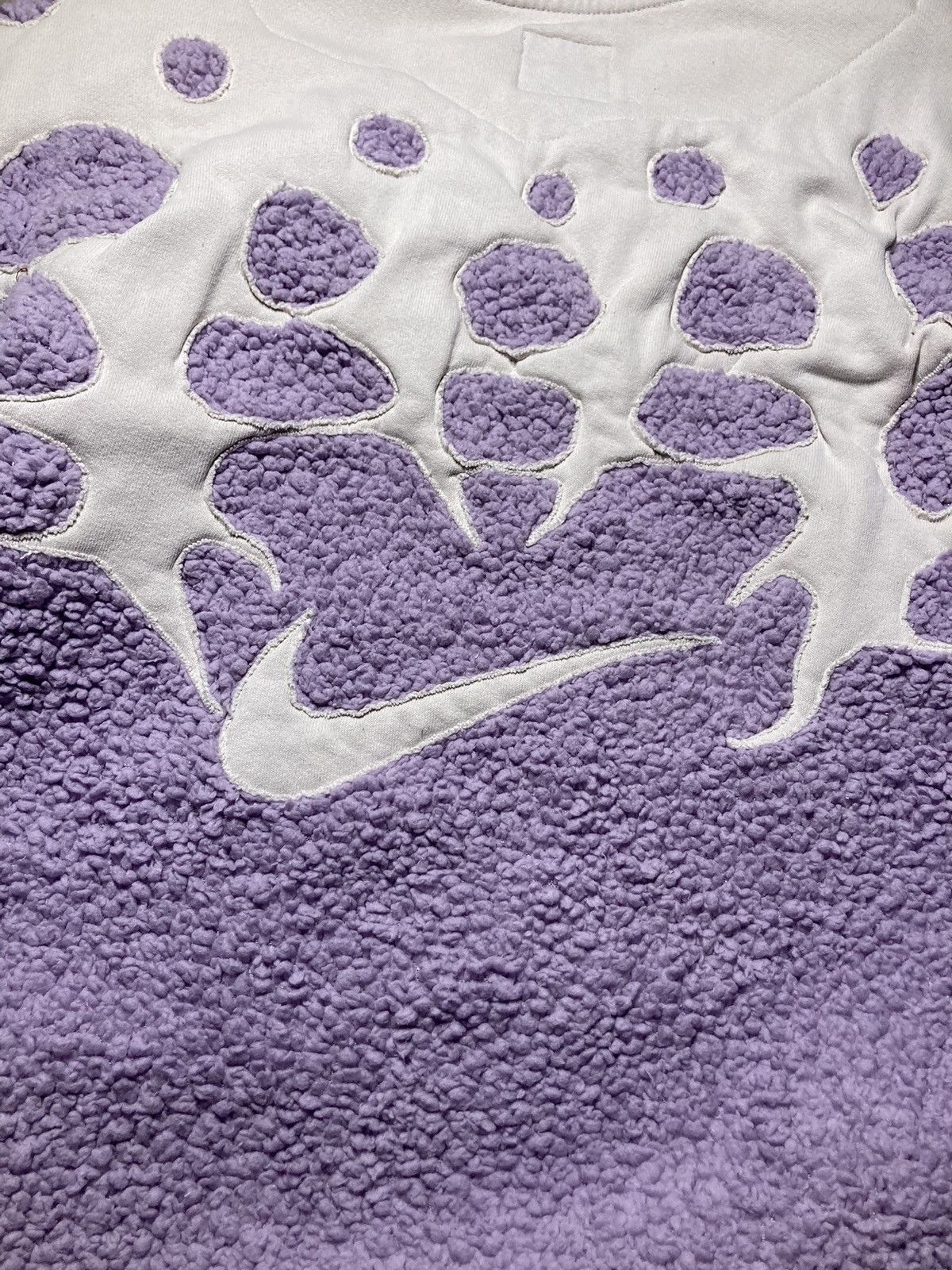 Nike × Vintage ⛩️Nike fleece sweatshirt custom vintage 2k rare purple baggy Size US M / EU 48-50 / 2 - 4 Thumbnail