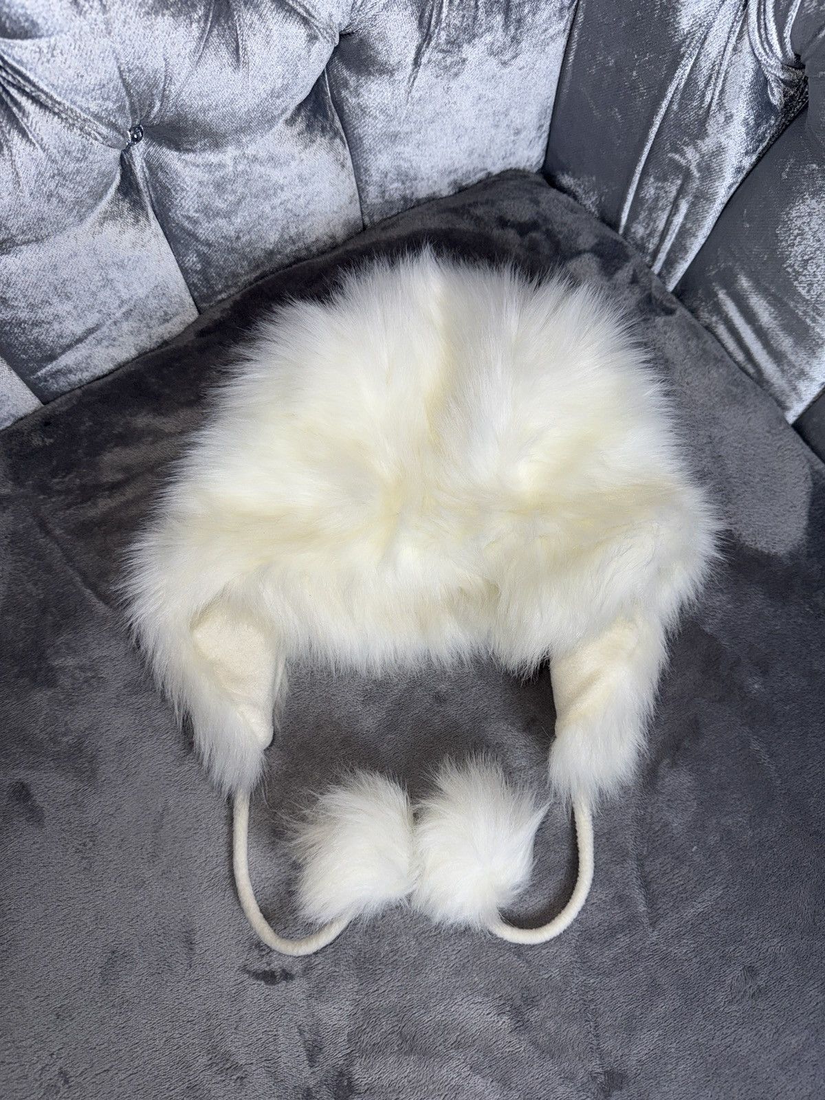 Japanese Brand Y2k avantgarde ushanka pilot hat winter russian hat japan Size ONE SIZE - 6 Thumbnail